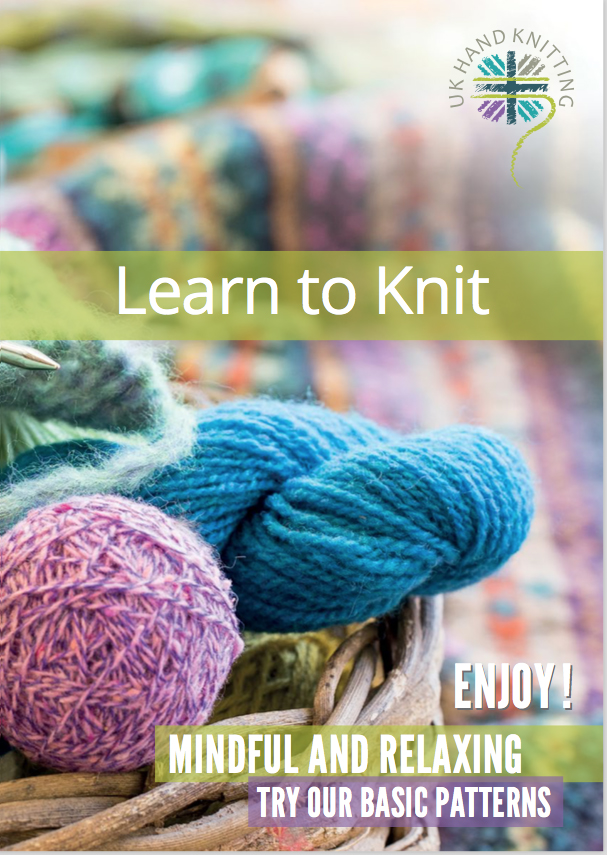 Booklet Learn to Knit UK Hand Knitting Association Groves and Banks