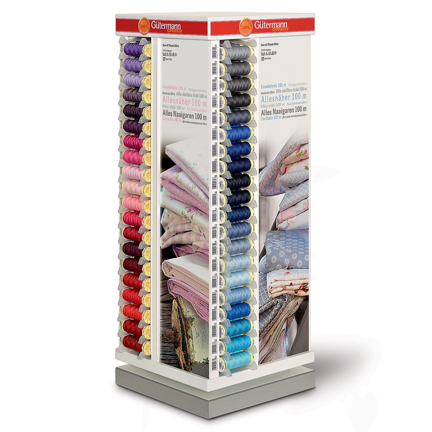 Display Tower: Sew-All 100m: 3 Fill - Gutermann - Groves and Banks