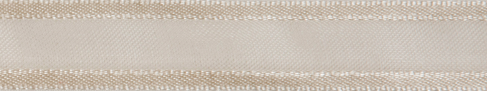 Picture of Ribbon: Organdie with Satin Edge: 4m x 25mm: Ivory