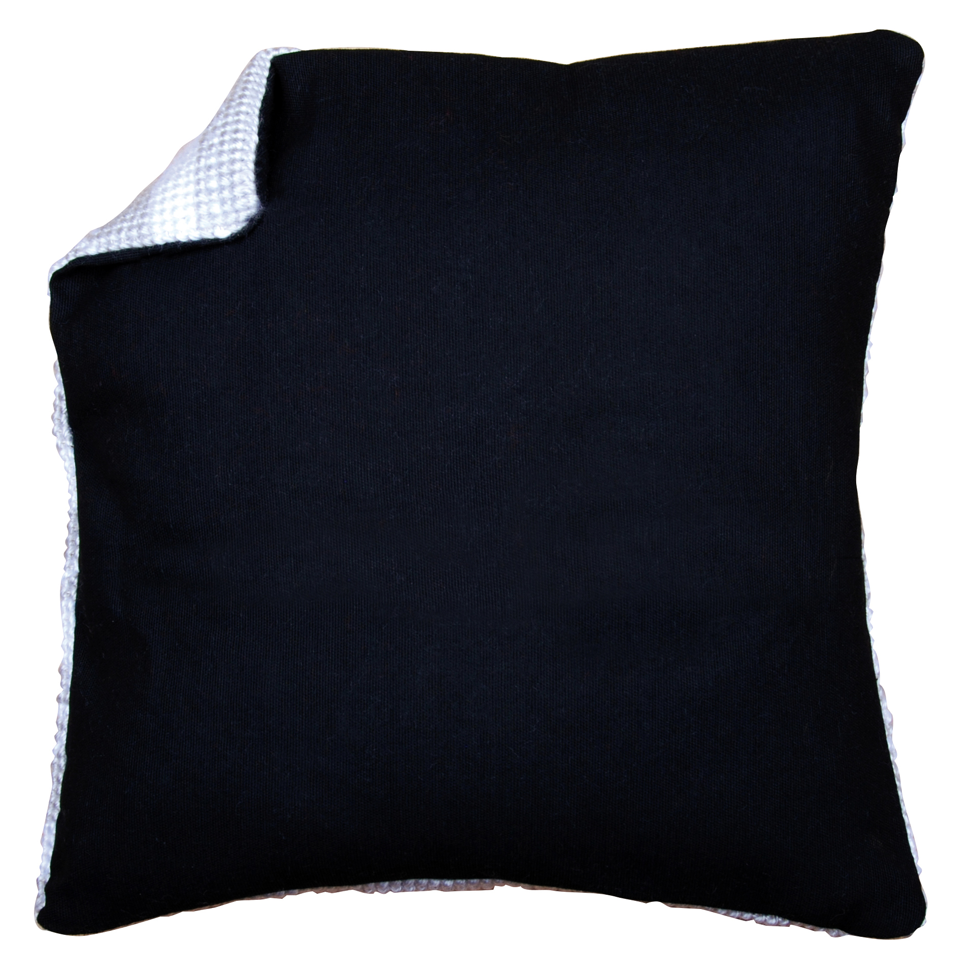 Cushion Back without Zipper Black Vervaco Groves and Banks