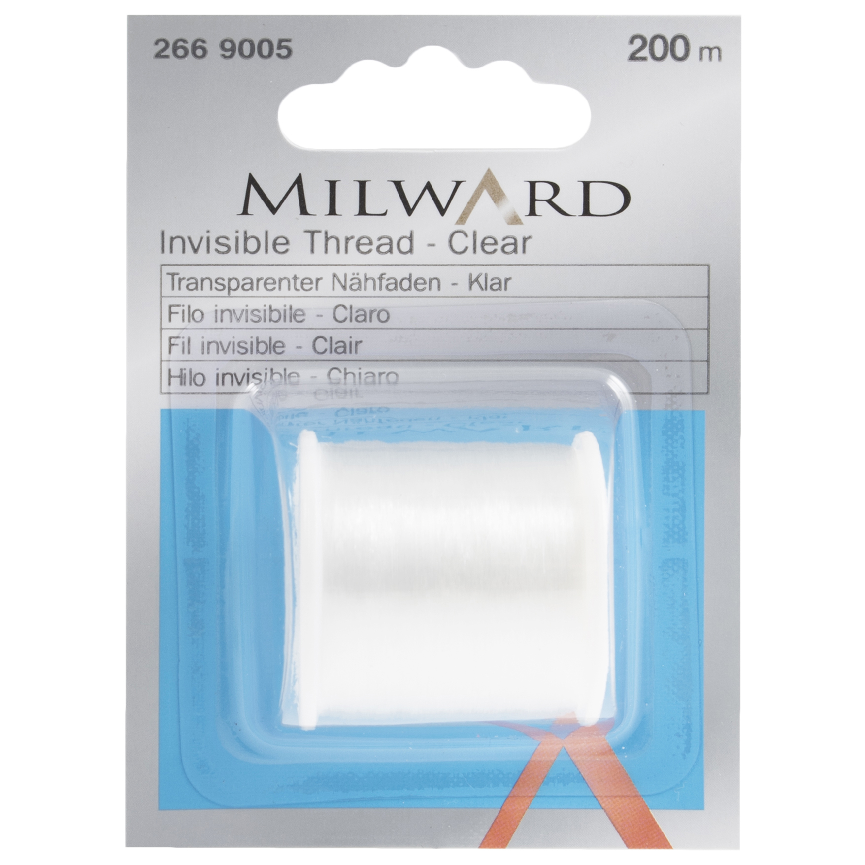 Invisible Thread 200m Clear Milward Groves and Banks