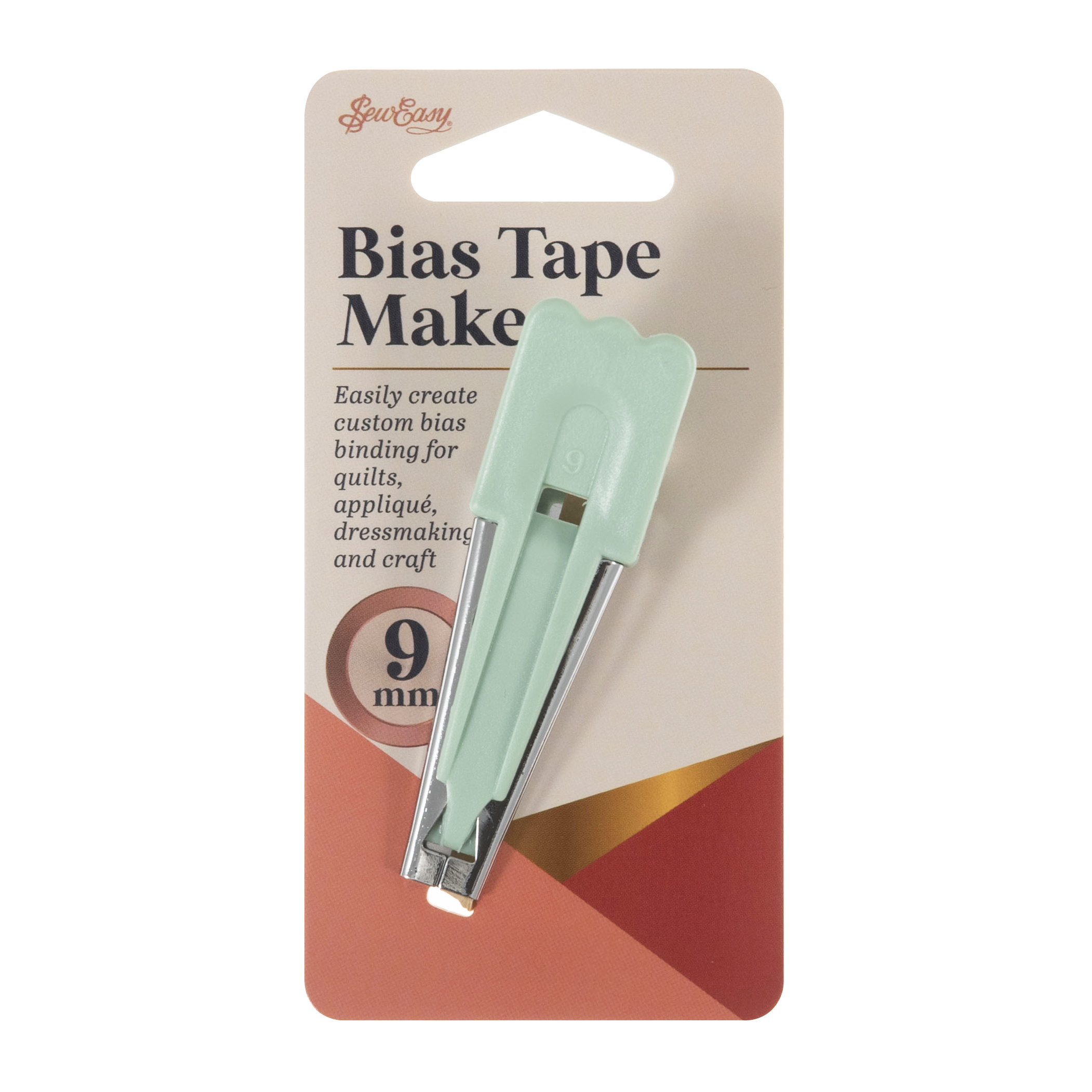 Fusible Bias Tape Maker 9mm Sew Easy Groves and Banks
