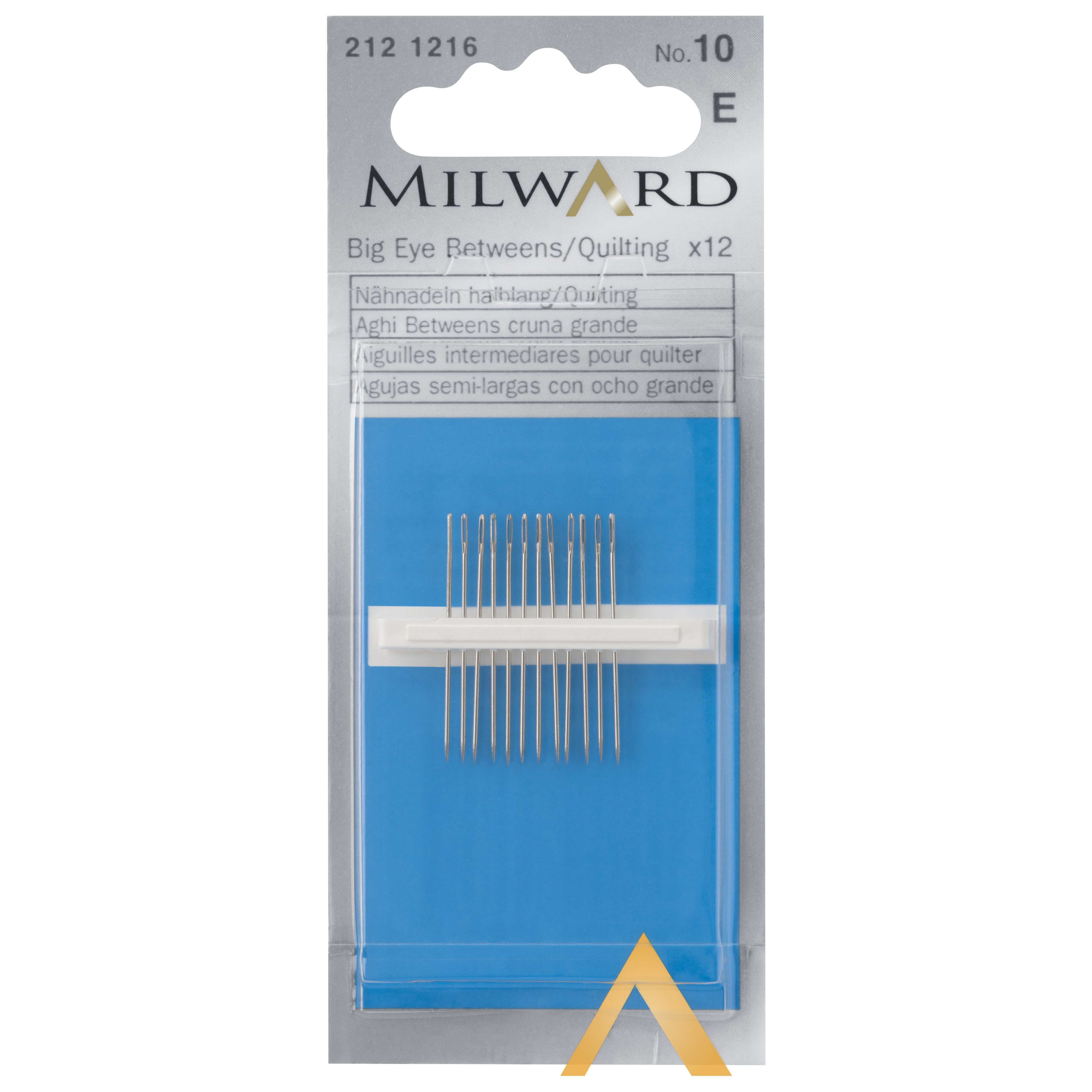 Picture of Hand Sewing Needles: Betweens--Quilting: Big Eye: No.10: 12 Pieces