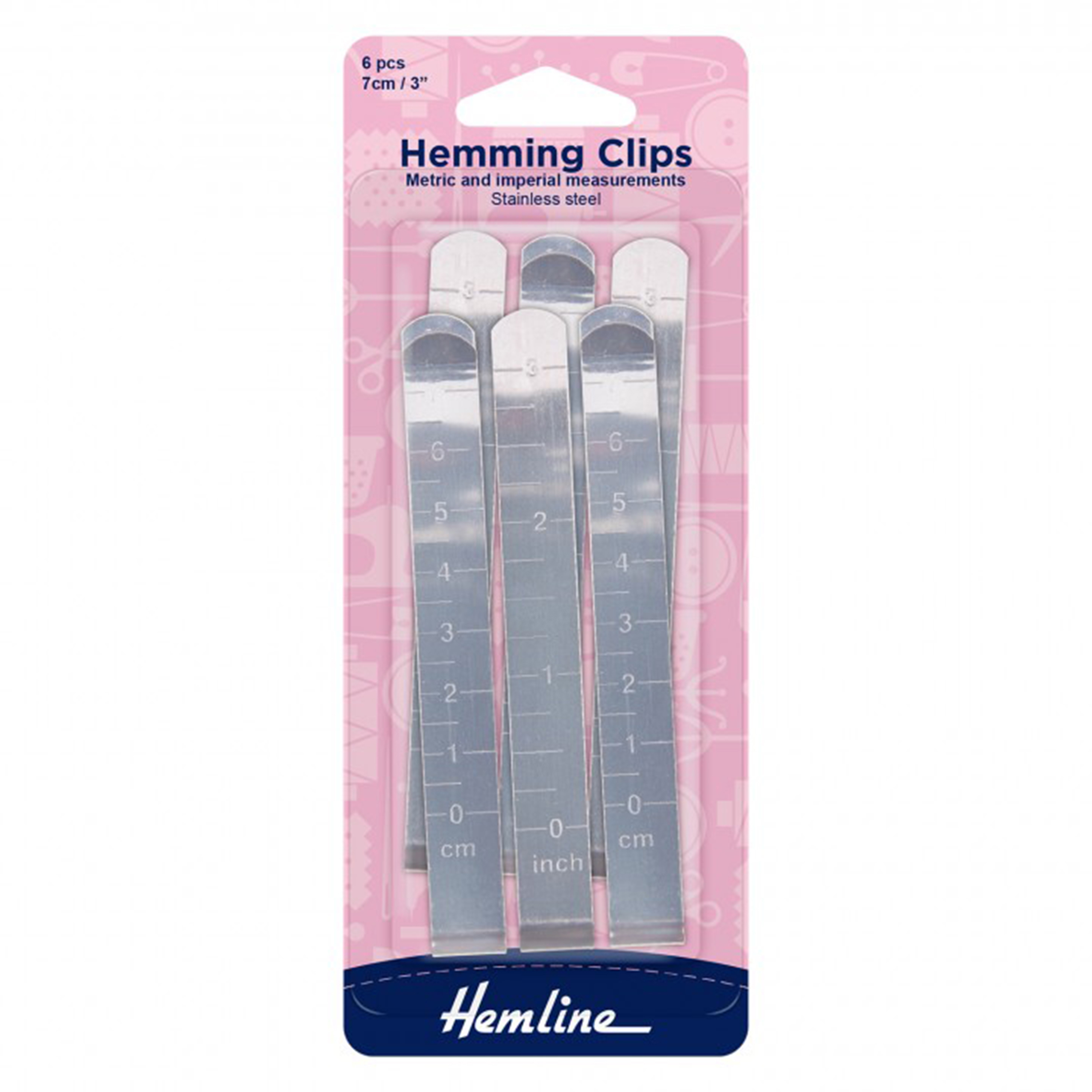 Picture of Hemming Clips: 7cm: 6 pieces