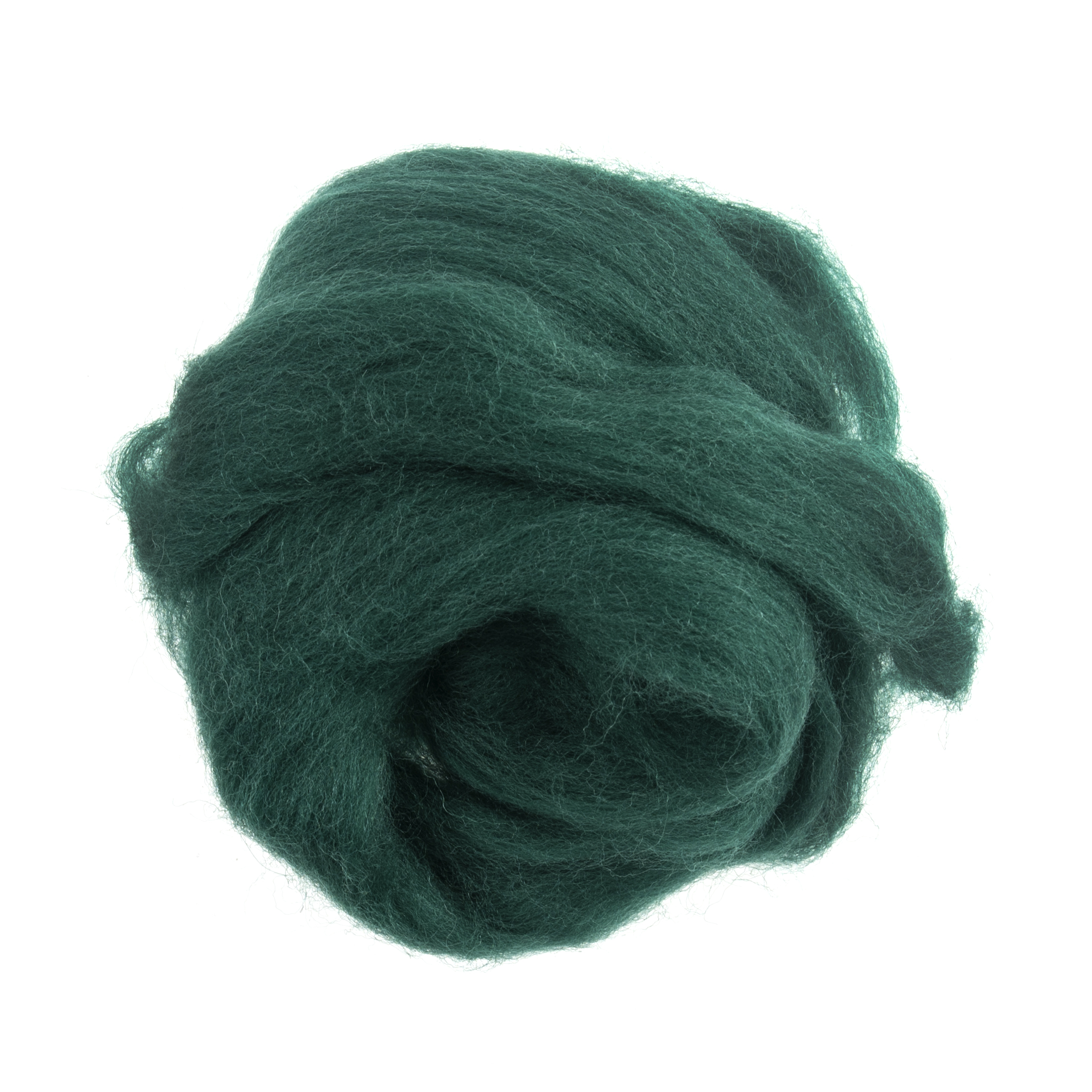 Picture of Natural Wool Roving: 50g: Grass Green