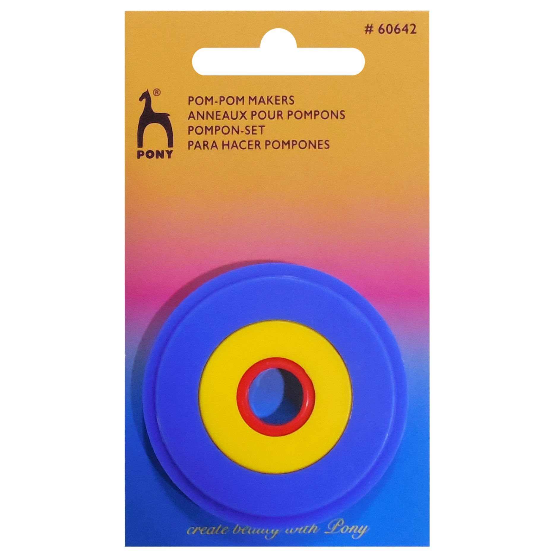 Pom Pom Maker 3 Sizes Pony Groves and Banks