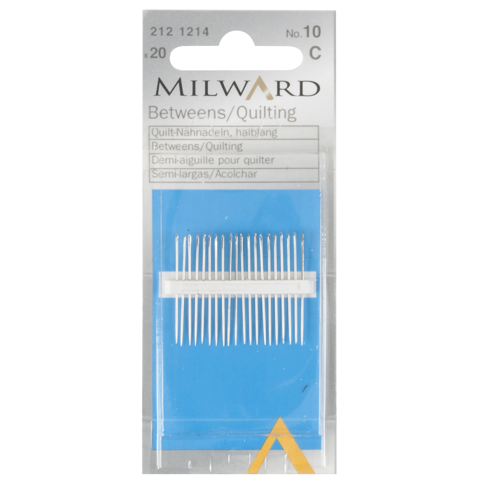 Picture of Hand Sewing Needles: Betweens/Quilting: No.10: 20 Pieces