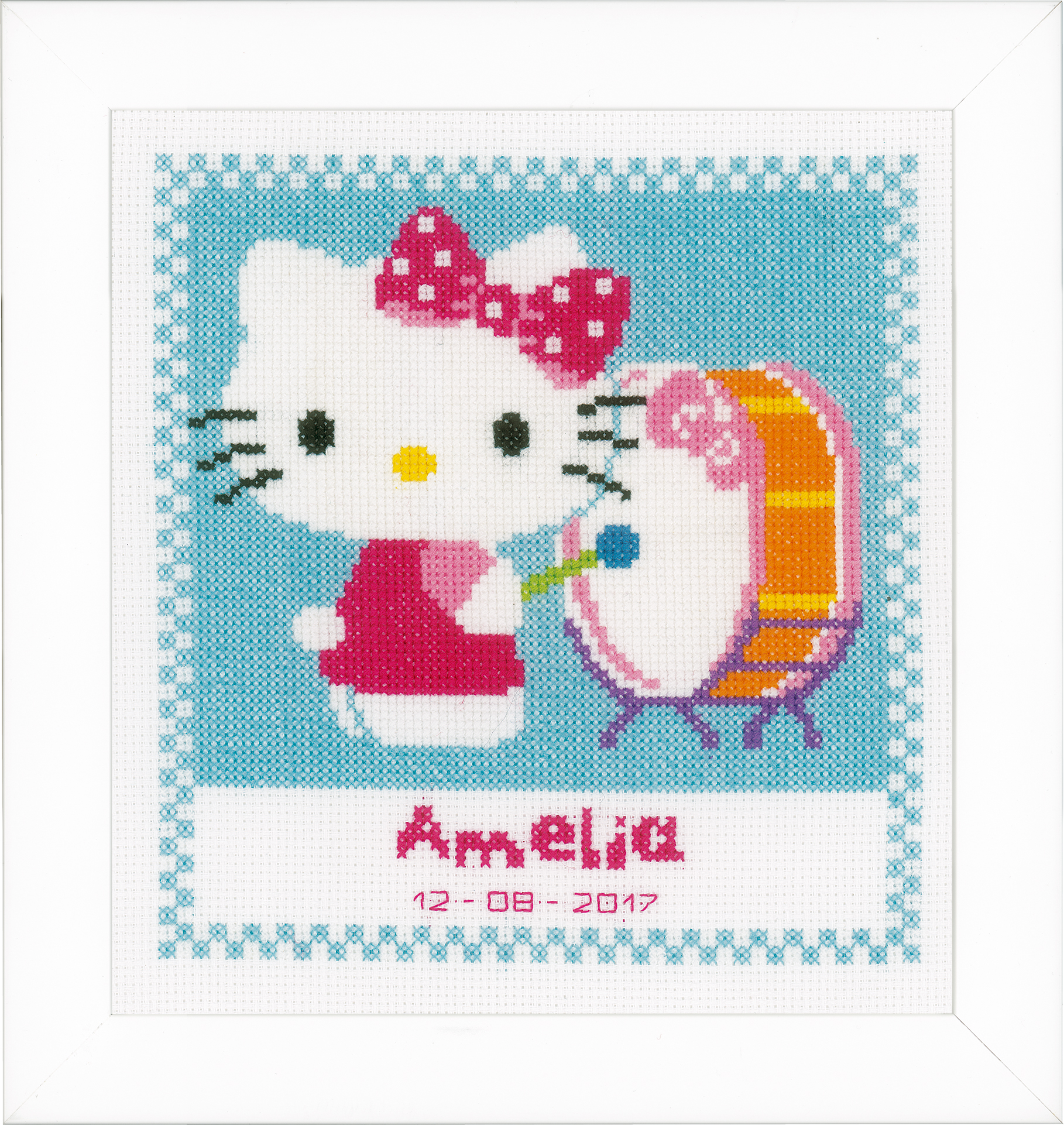 Vervaco Diamond Painting Kit: Hello Kitty With Balloons