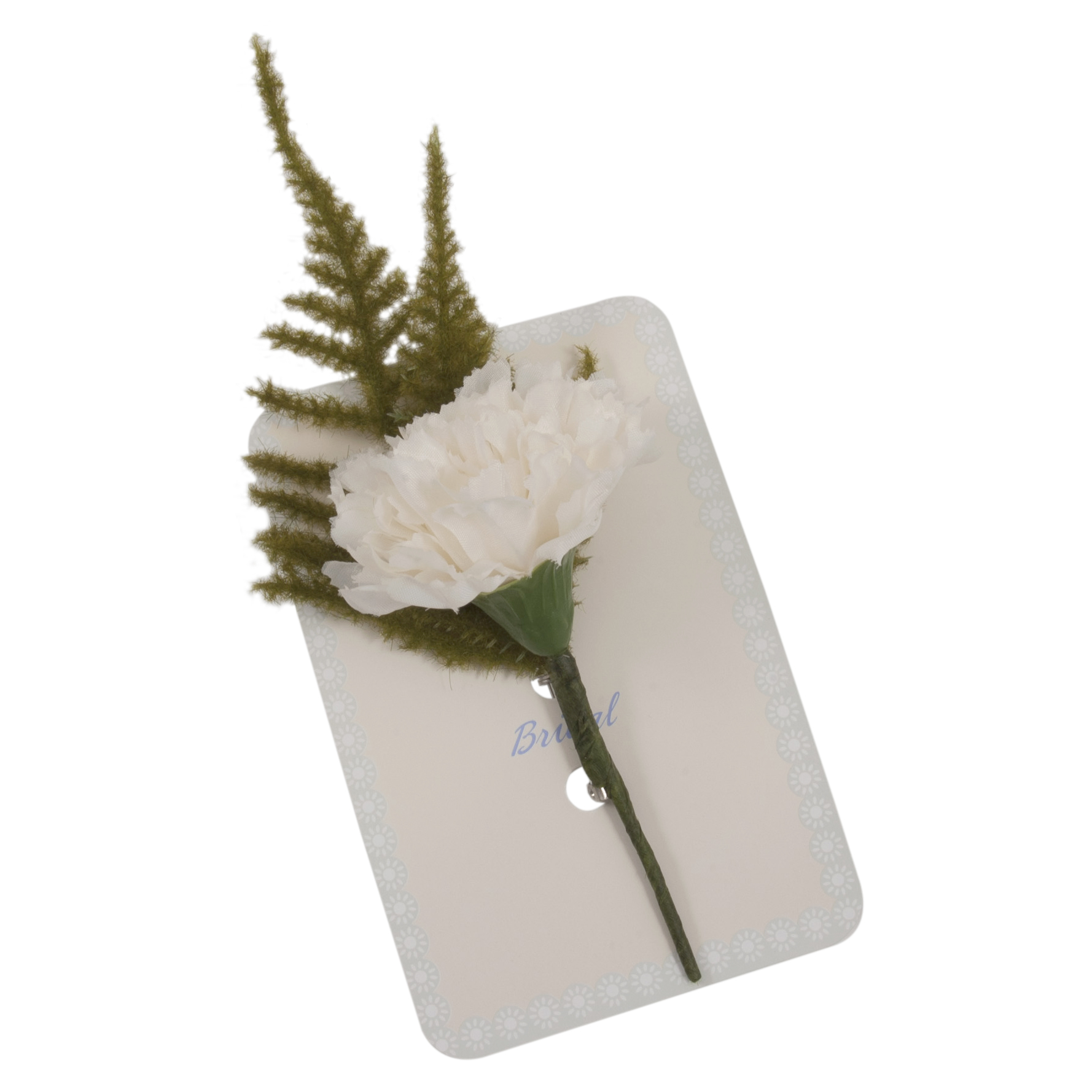 Picture of Corsage: Carnation: 7cm: Ivory