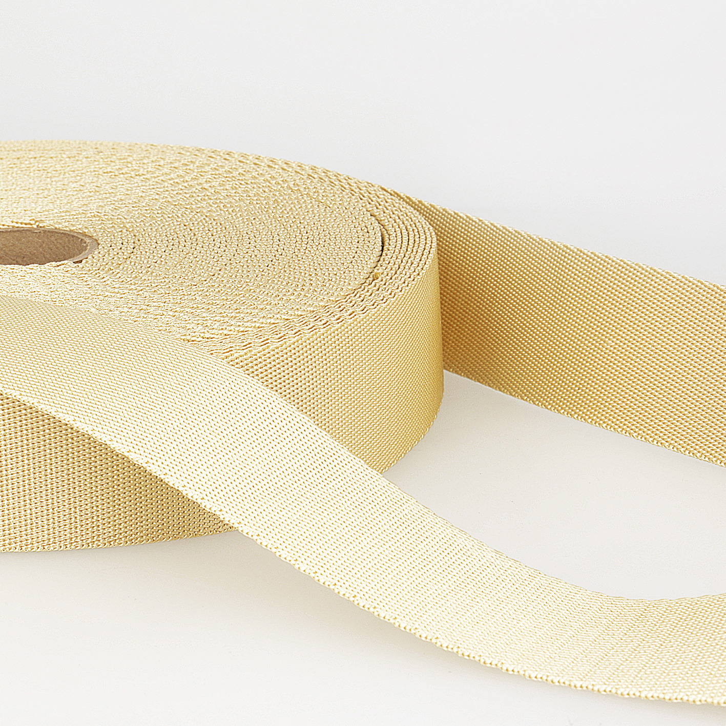 Trim: Webbing: Shoulder: 20m x 35mm: Ivory - Stephanoise - Groves and Banks