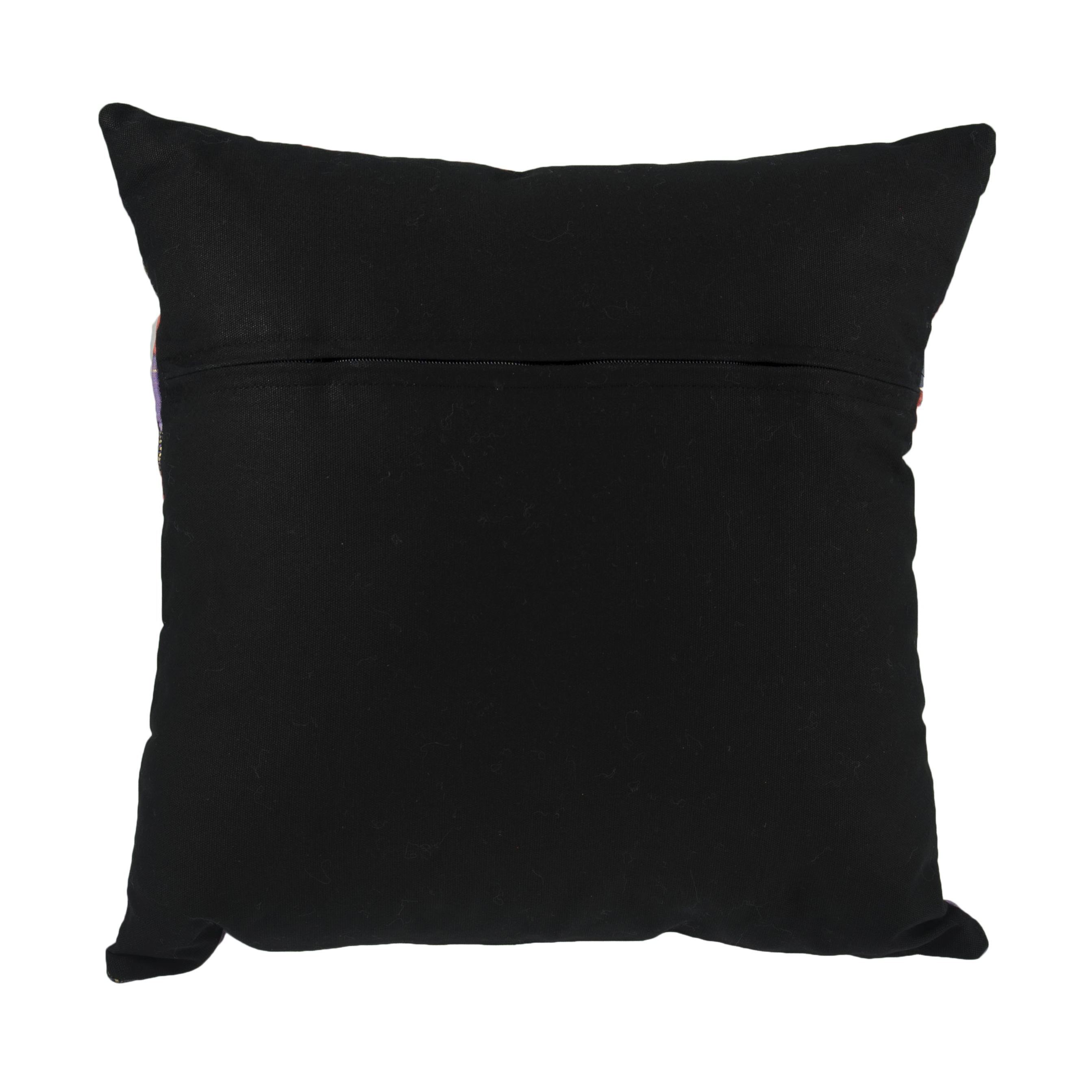 Cushion Back with Zipper: 45 x 45cm (18 x 18in): Black - Trimits ...