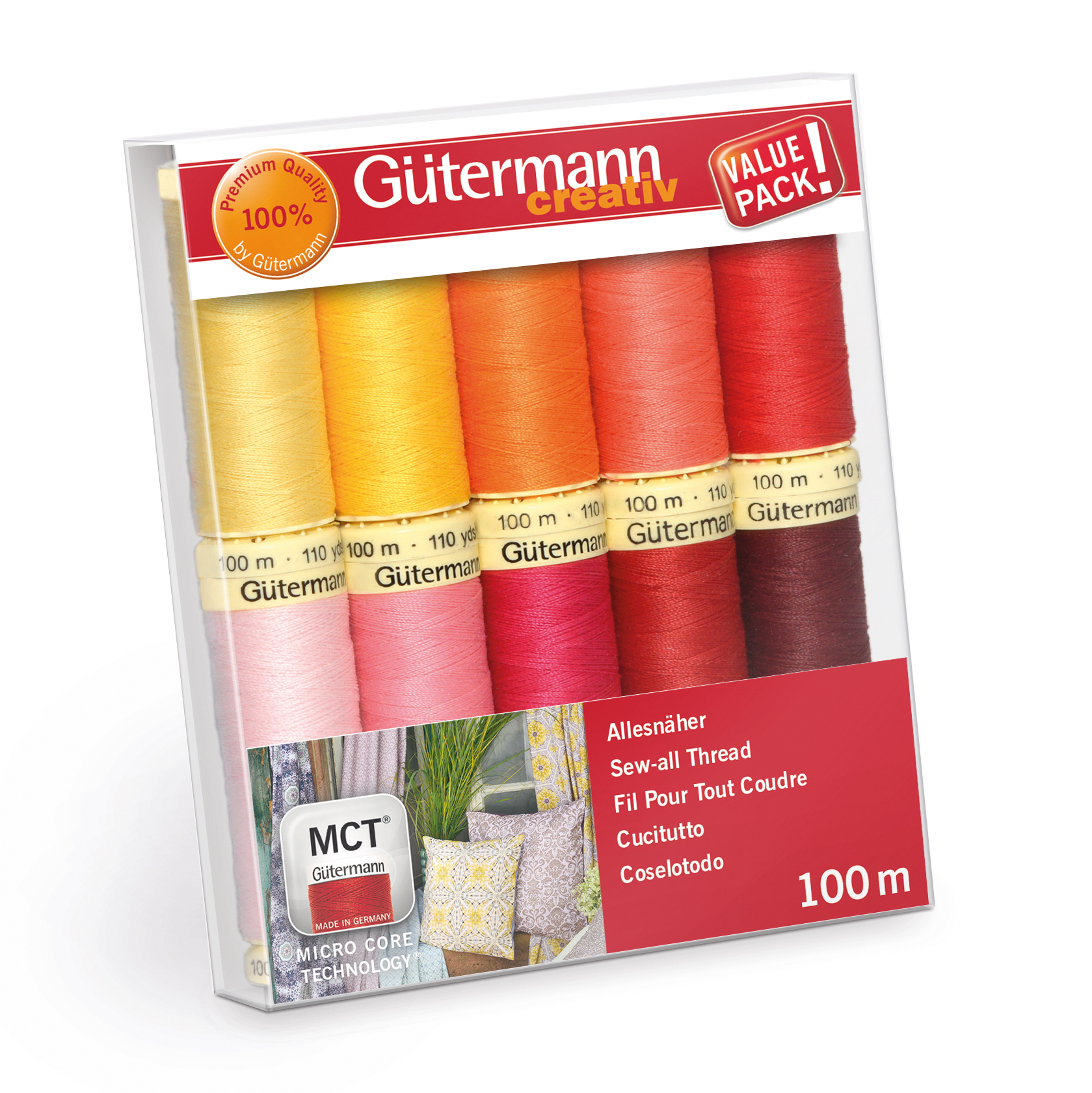Picture of Thread Set: Sew-All: 10 x 100m: Assorted Brights