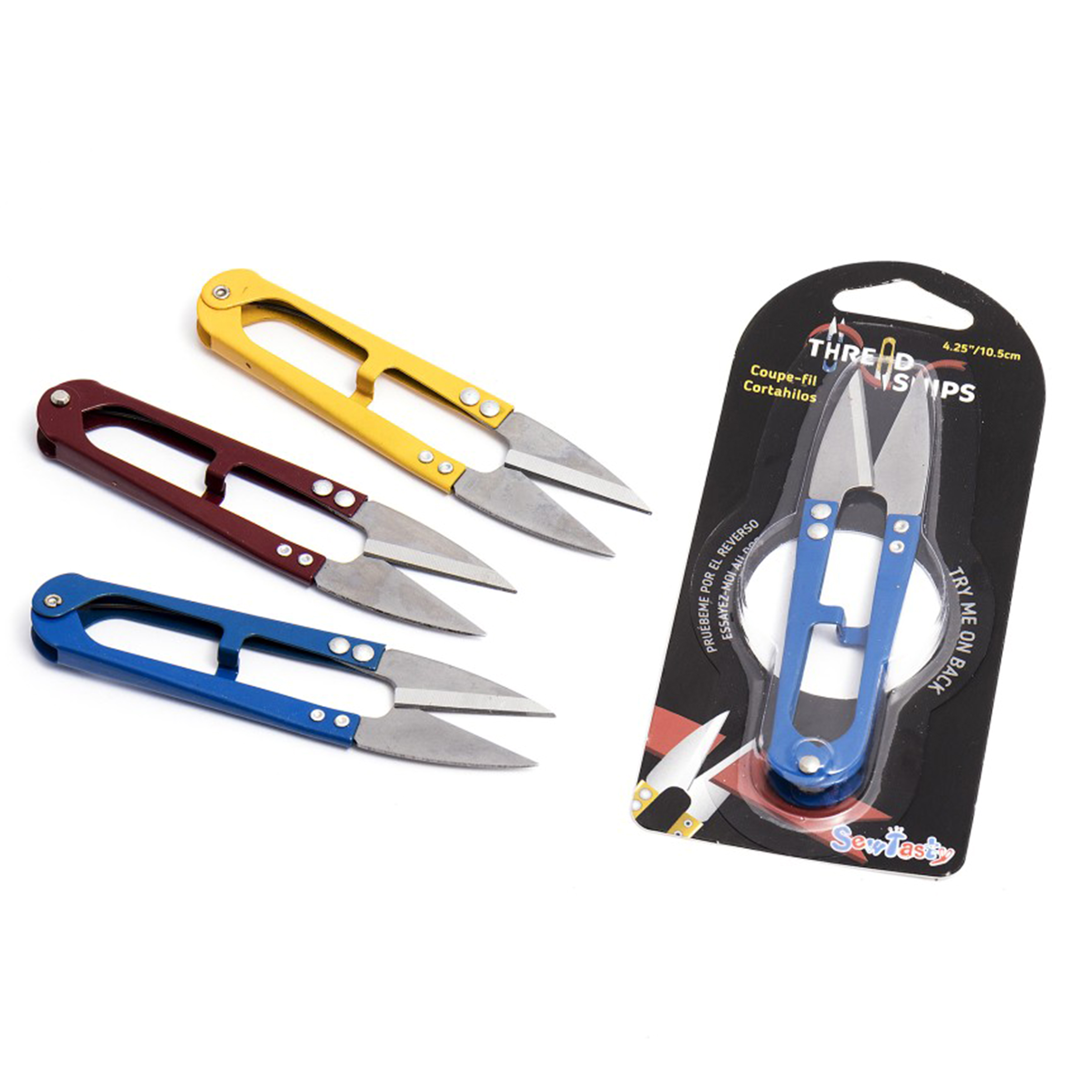 Counter Display Unit: Metal Thread Snips: 10.5cm or 4.5in: Assorted: 24 ...