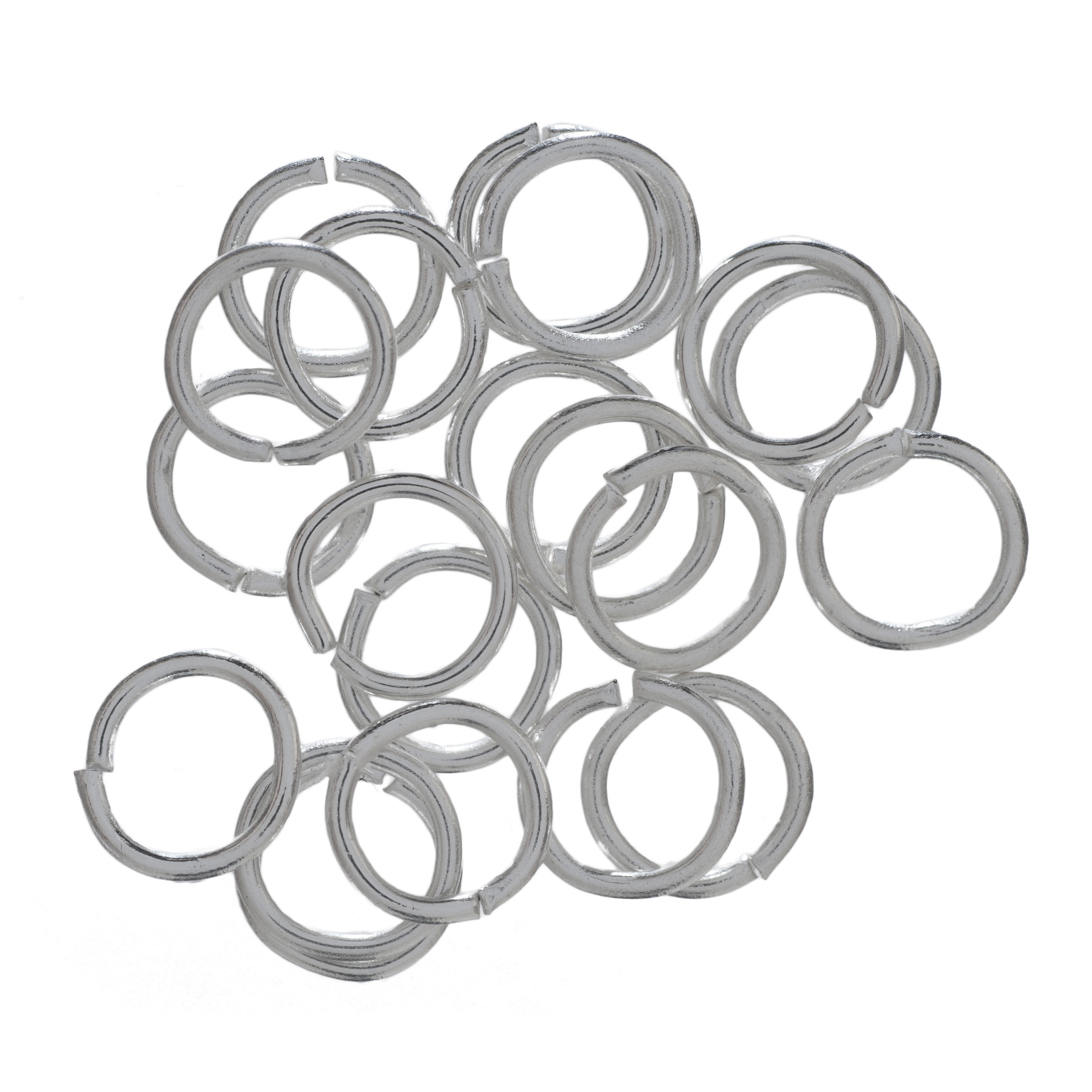 Deluxe: Jump Rings: Silver Plated: 7mm: 3 Packs of 20 - Trimits ...