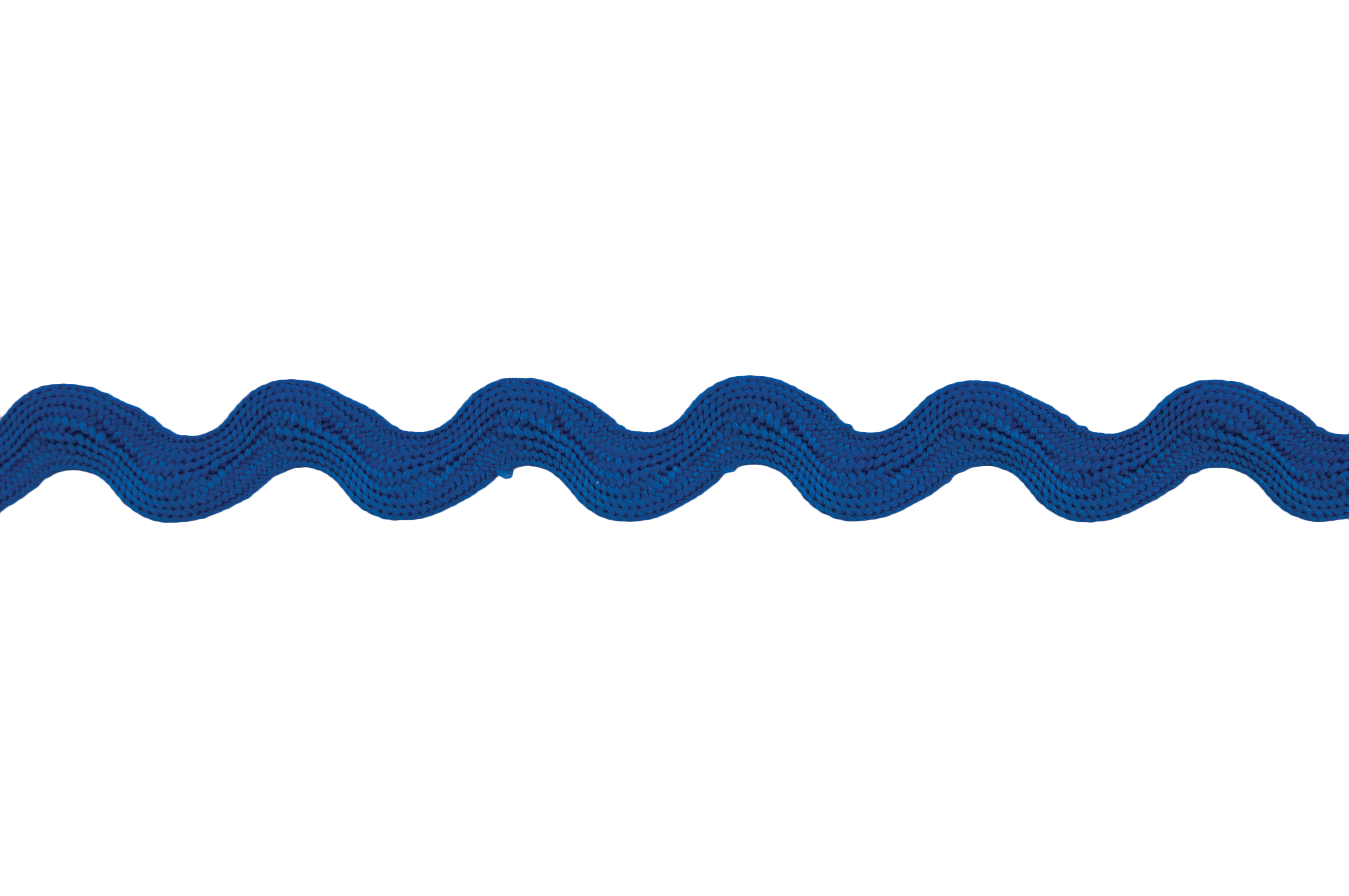 Trim Ric Rac Polyester 25m x 14mm Royal Blue Essential Trimmings