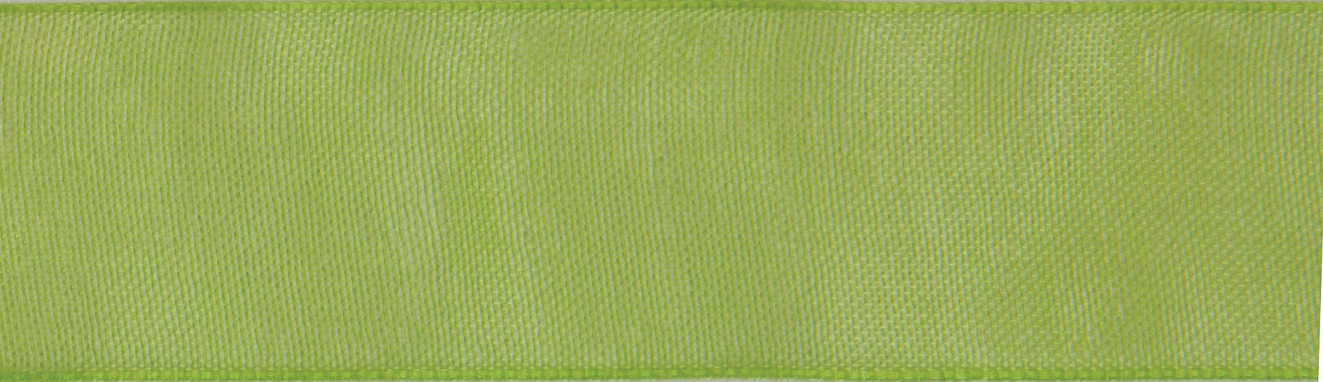Picture of Ribbon: Organdie: 5m x 25mm: Lime