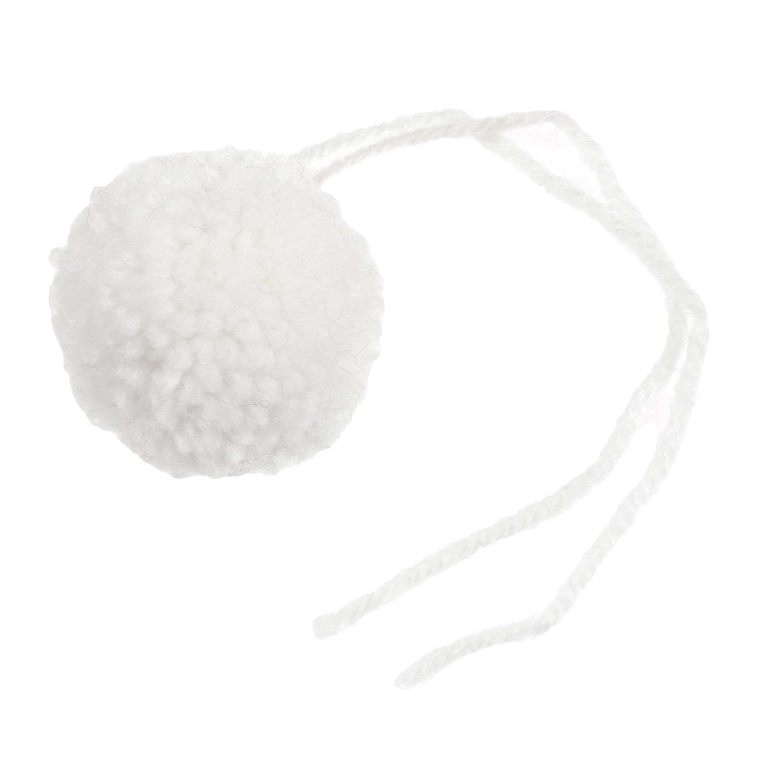 Picture of Pom Poms: 3cm: White: Pack of 6