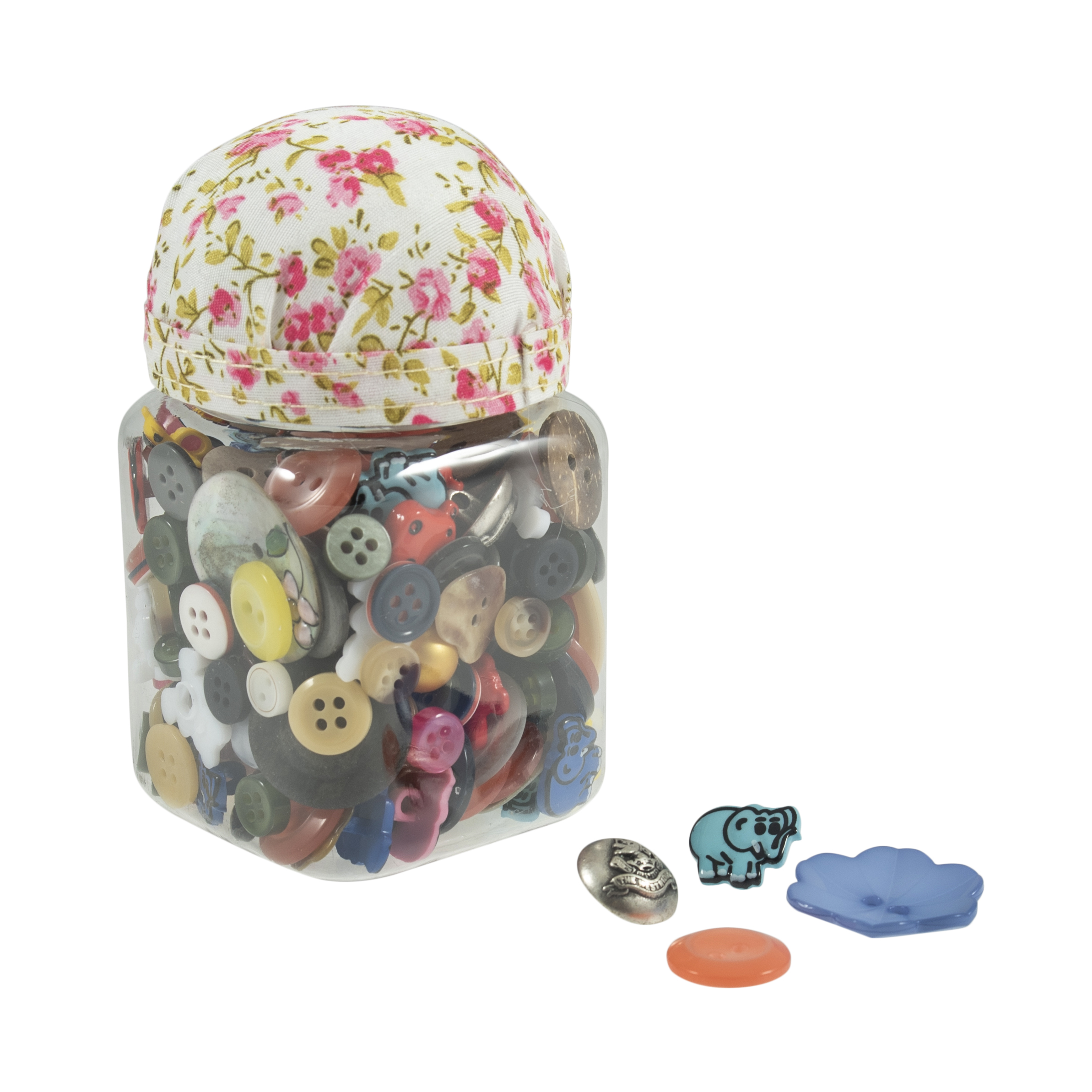 Picture of Buttons: Pincushion Lidded Jar
