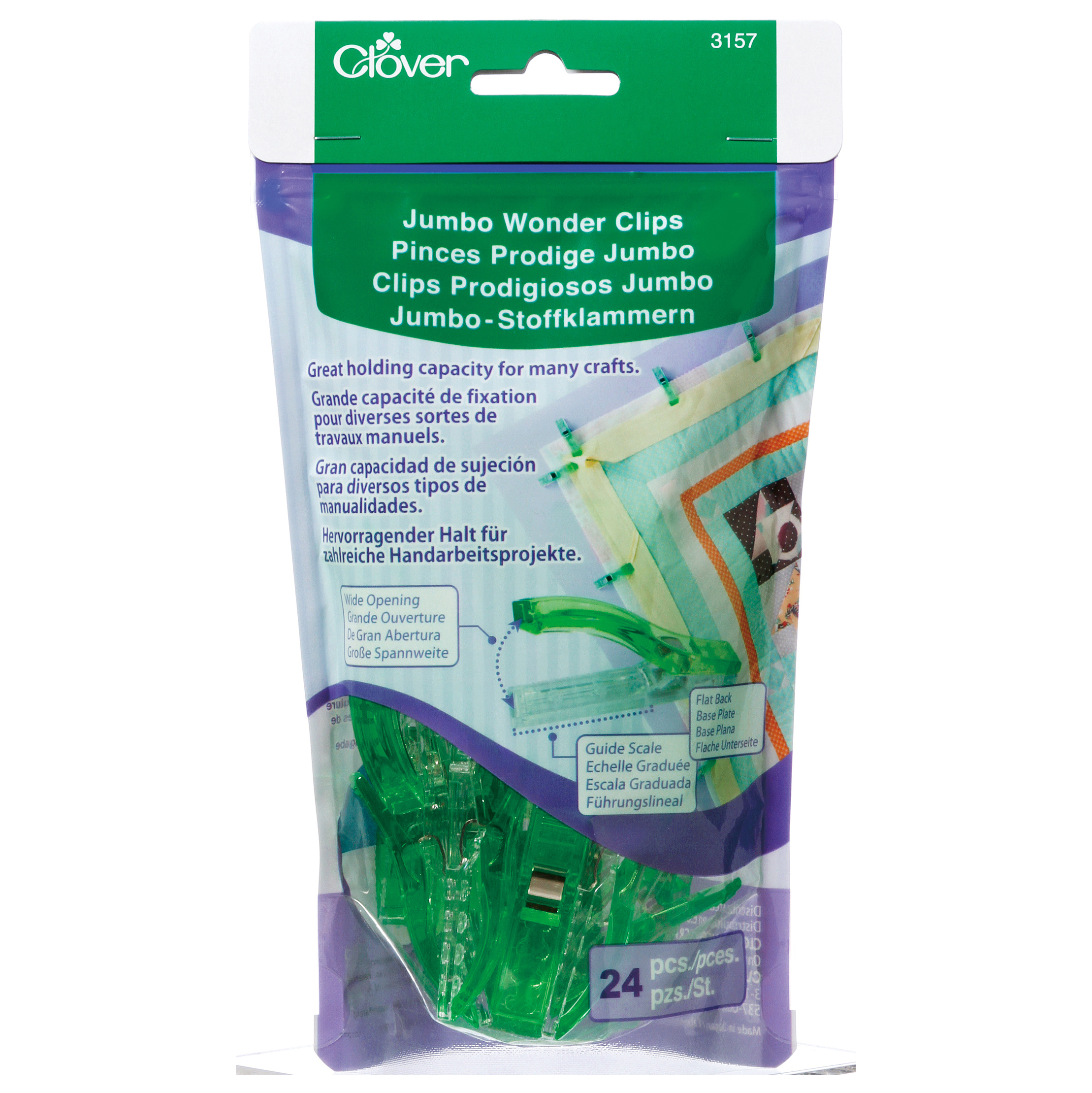 Picture of Jumbo Wonder Clips: 24 Pieces (3)