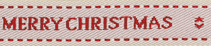 Picture of Christmas Wishes: 3m x 15mm: Ivory
