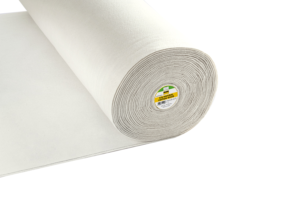 Natural Cotton Wadding White 27m x 244cm Vlieseline Groves and Banks