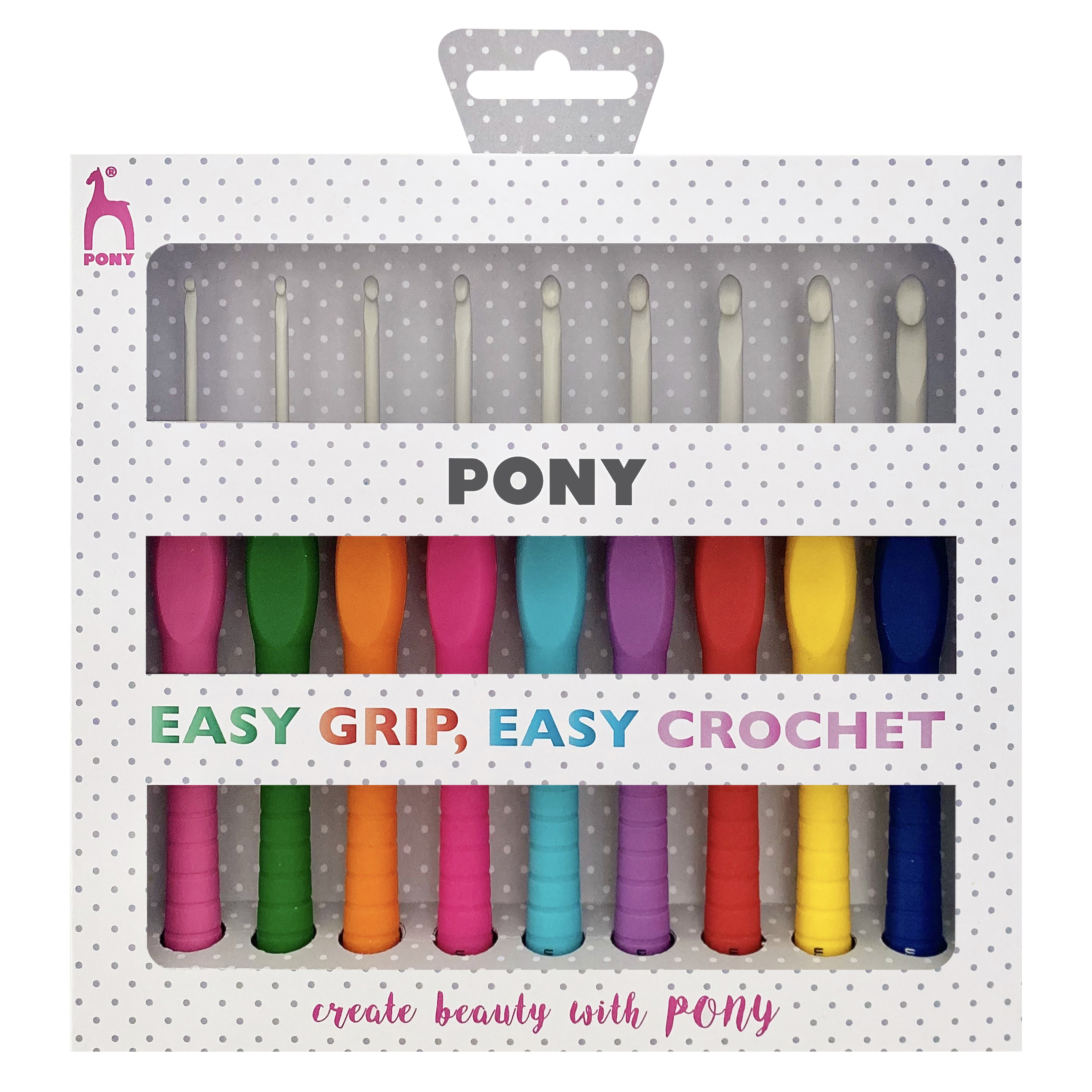 Picture of Easy Grip: Crochet Hook Set: Set of 9
