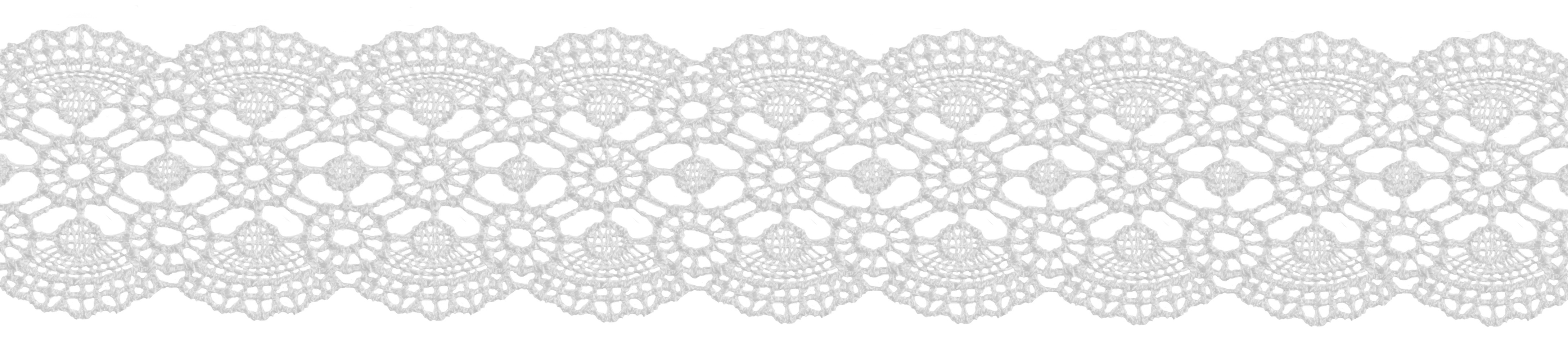 Trim Lace Guipure 13.7m x 46mm White Trimits Groves and Banks