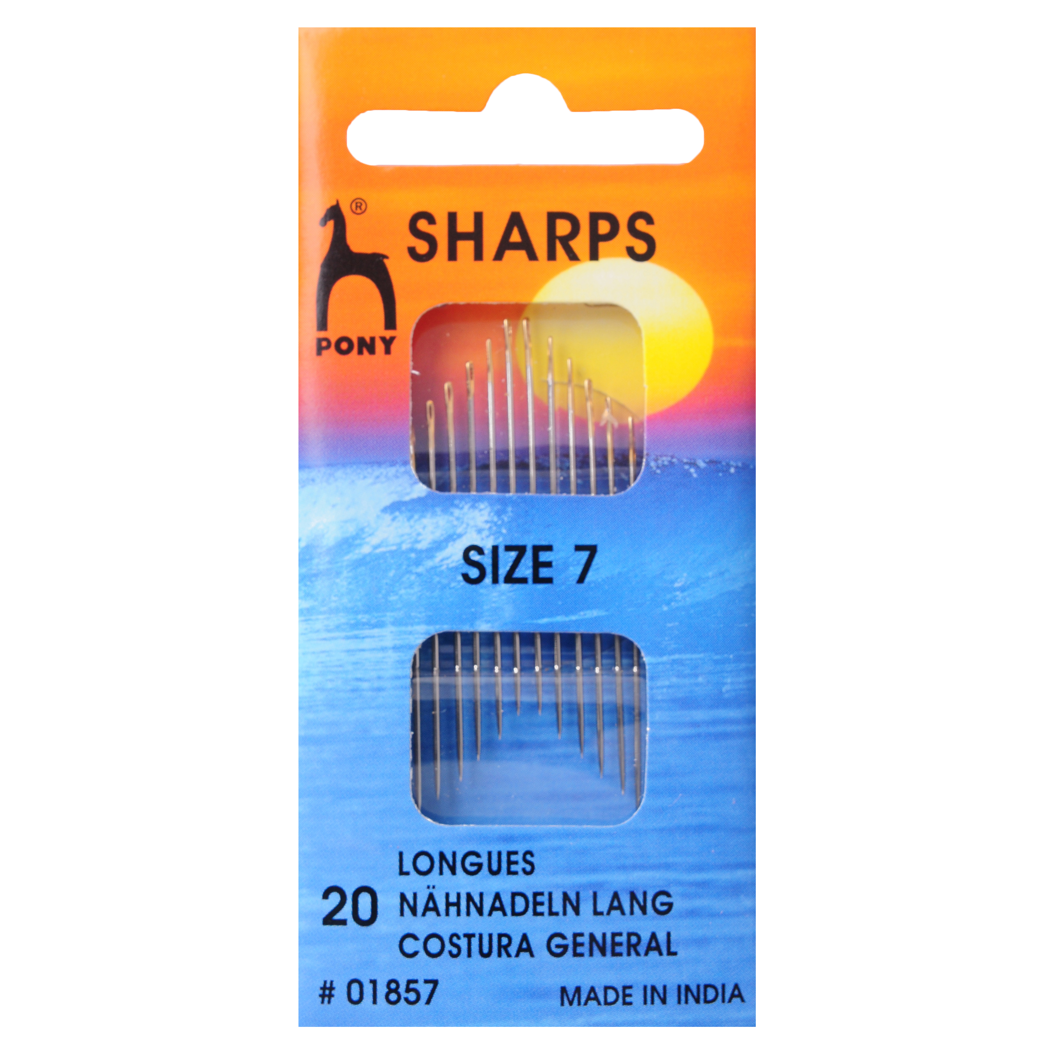 Picture of Hand Sewing Needles: Sharps: Gold Eye: Size 7