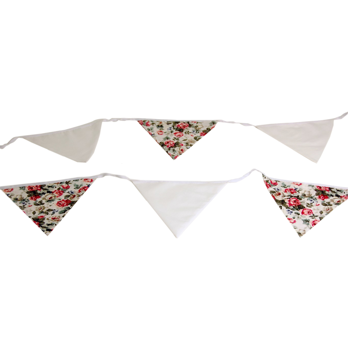 Picture of Bunting: Floral: 5m x 30 Flags: Pack of 12: Multi