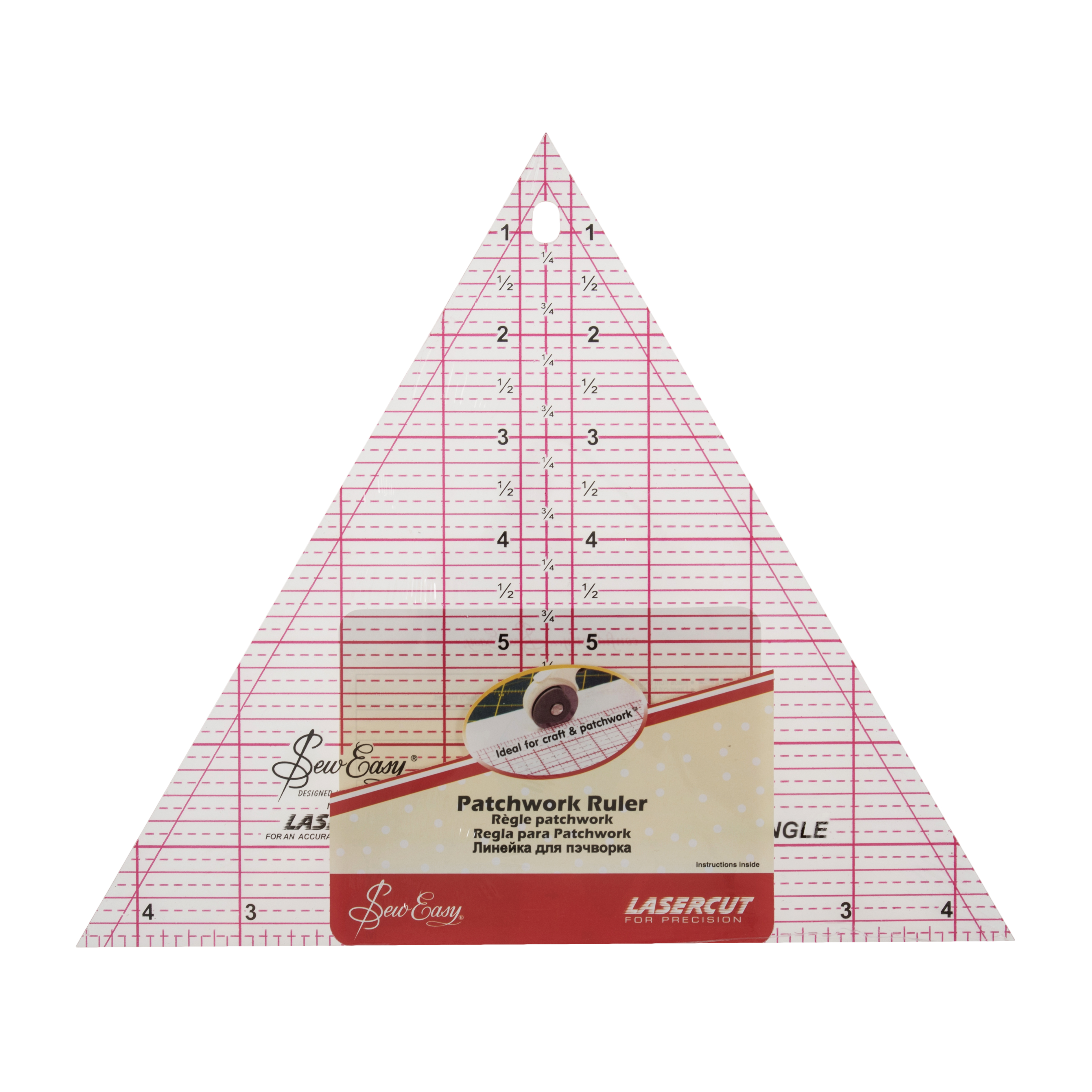 60° Equilateral Triangle Ruler 