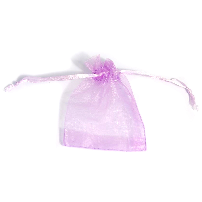 Picture of Bag: Organza: 7.5 x 10cm: Pack of 10: Lavender