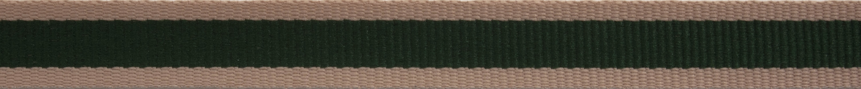 Picture of Ribbon: Oatmeal Stripe: 4m x 15mm: Cedar