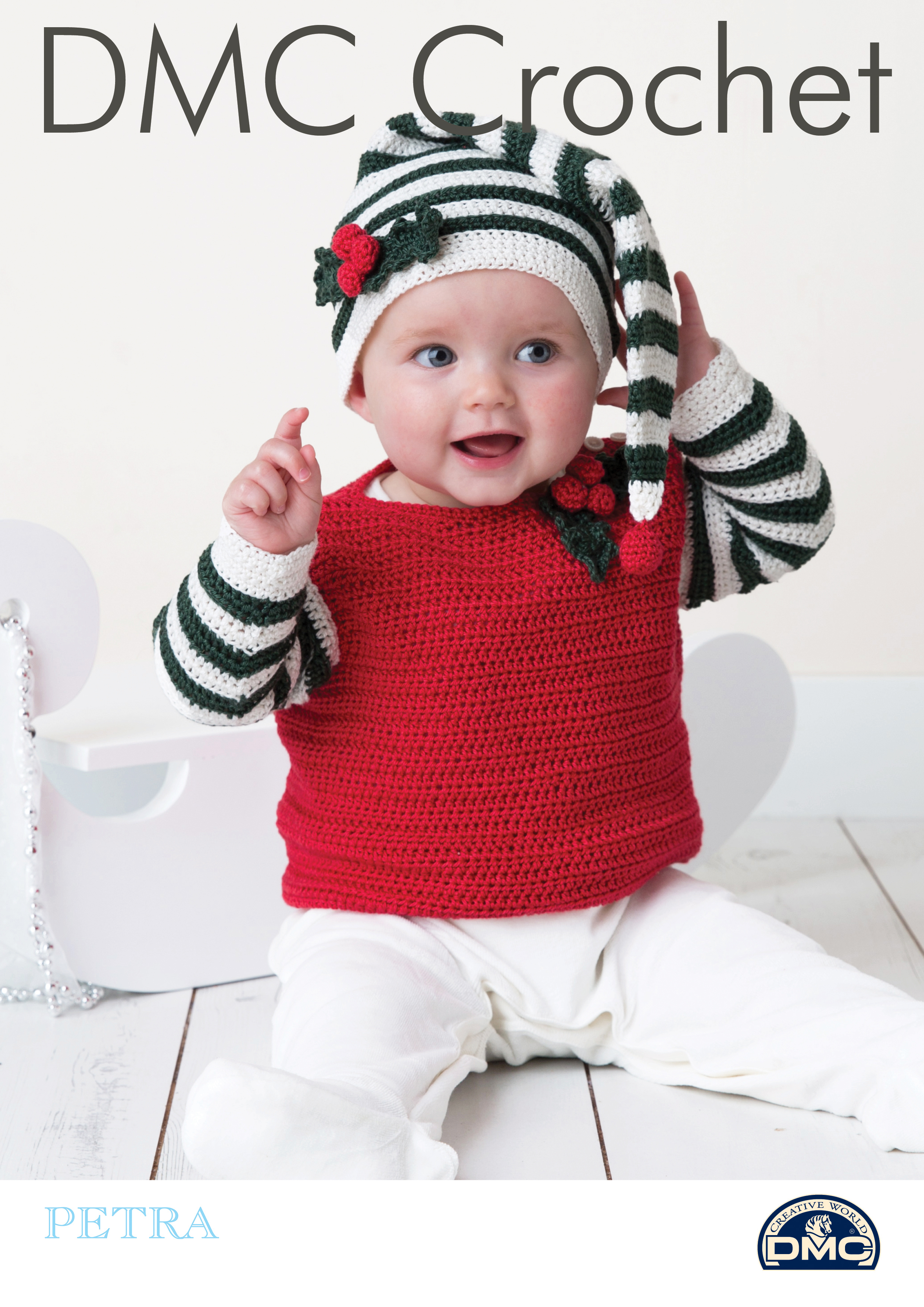 Picture of DMC Crochet Pattern: Baby Jumper with Ha