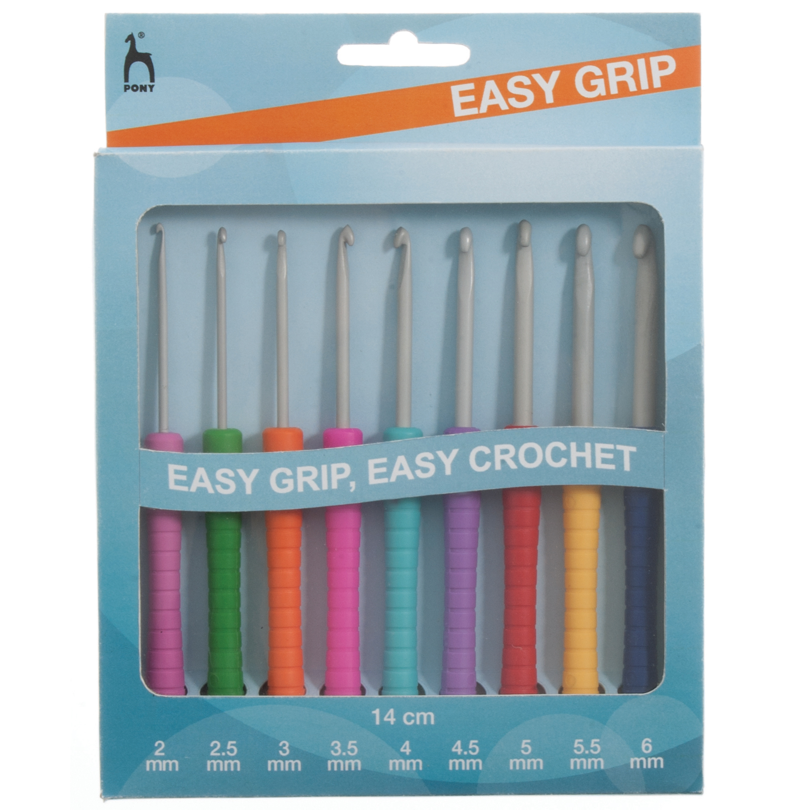 Picture of Easy Grip Crochet Hook Set: Sizes 2.00 - 6.00mm