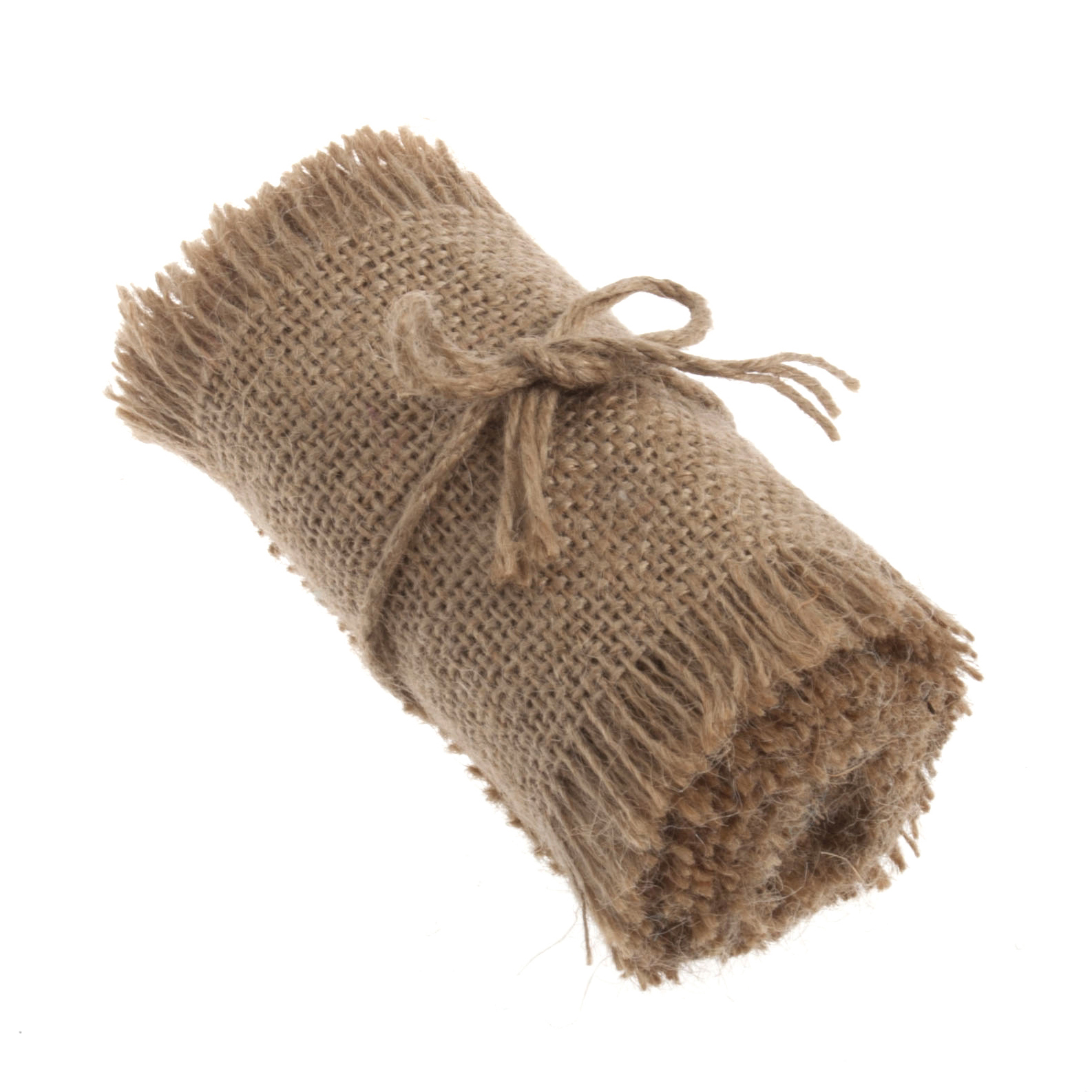 Trim Hessian Ribbon Fabric Roll 2m x 12cm Natural Groves Groves