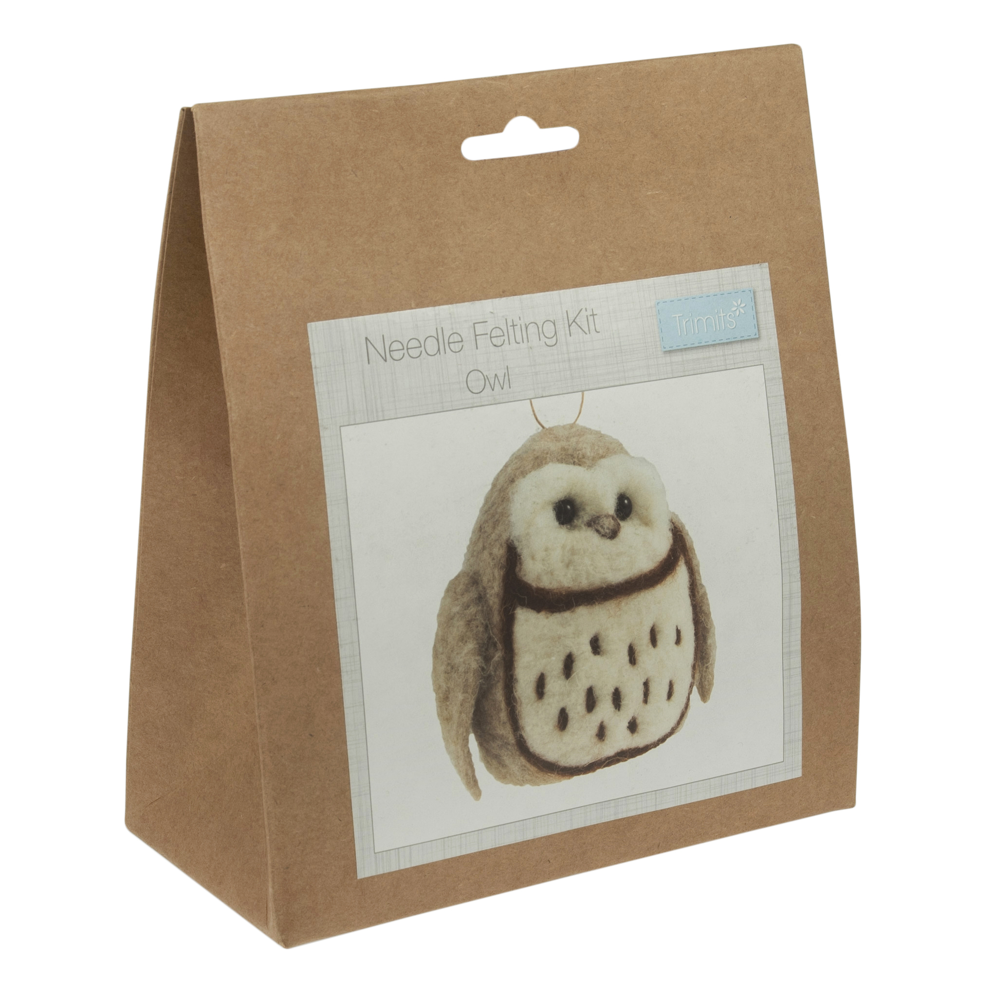 Needle Felting Kit: Owl - Trimits - Groves And Banks