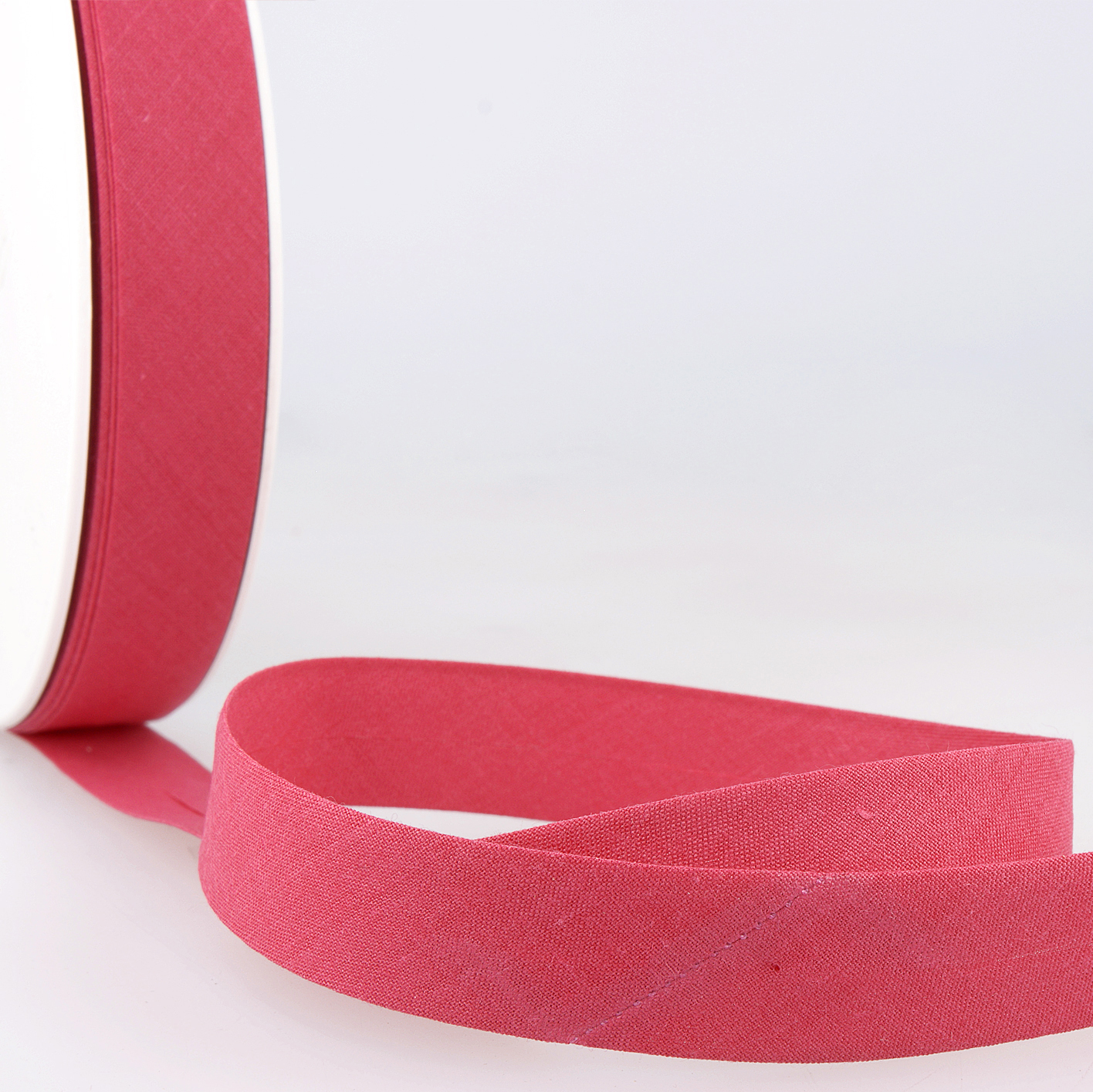 Fuchsia Ribbed Contrast Binding Cut Out Back Top main image 0