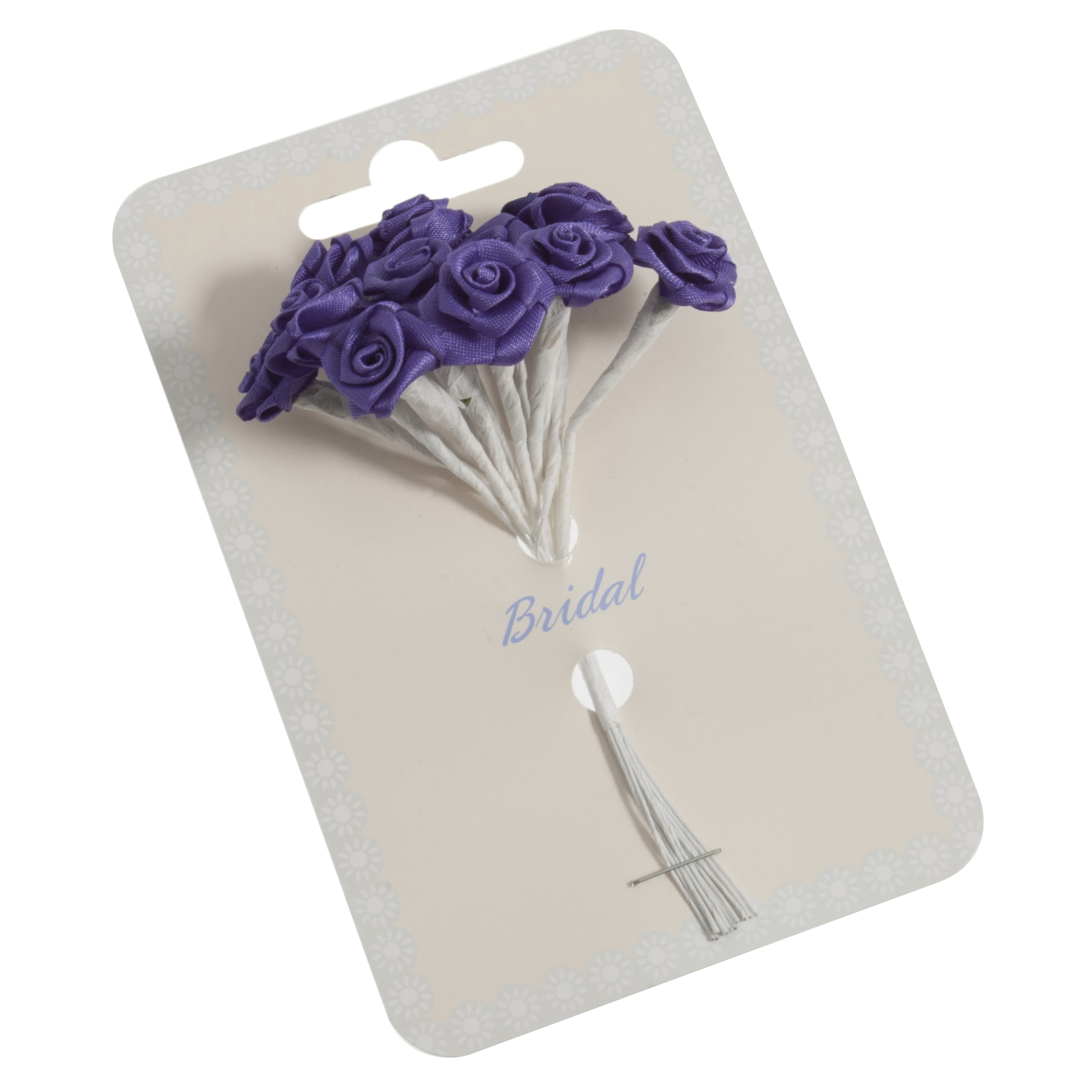 Picture of Ribbon Rose: 15mm: Pack of 12: Light Purple