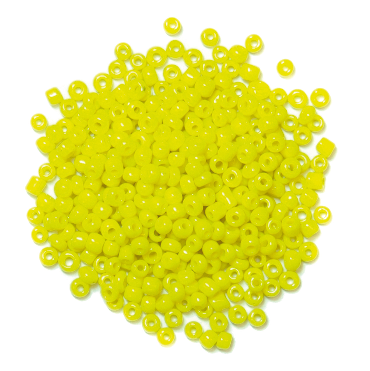 Seed Beads: 2mm: Yellow: 5 Packs of 15g - Trimits - Groves and Banks