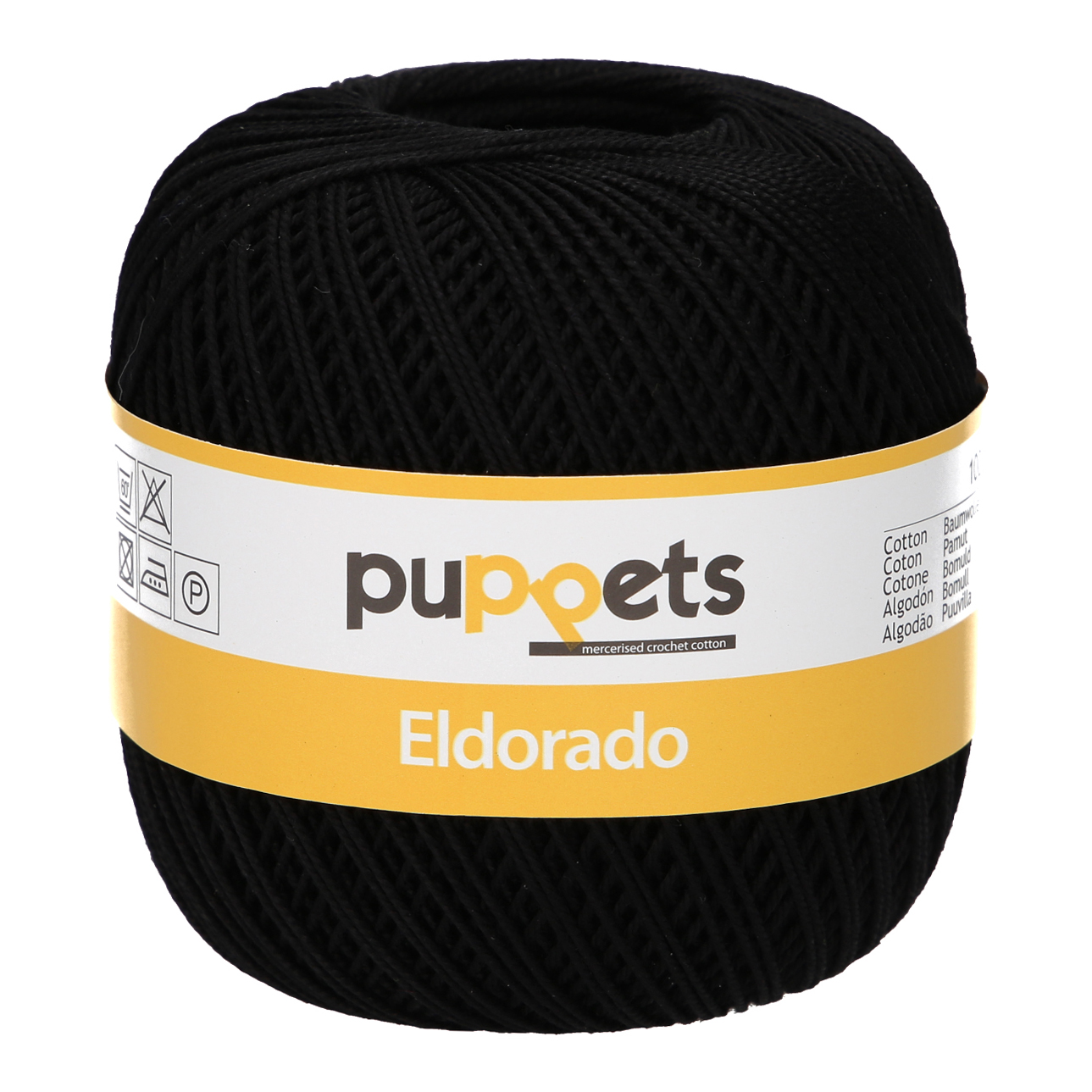Puppets Eldorado No 6 10 x 50g Black Puppet Groves and Banks