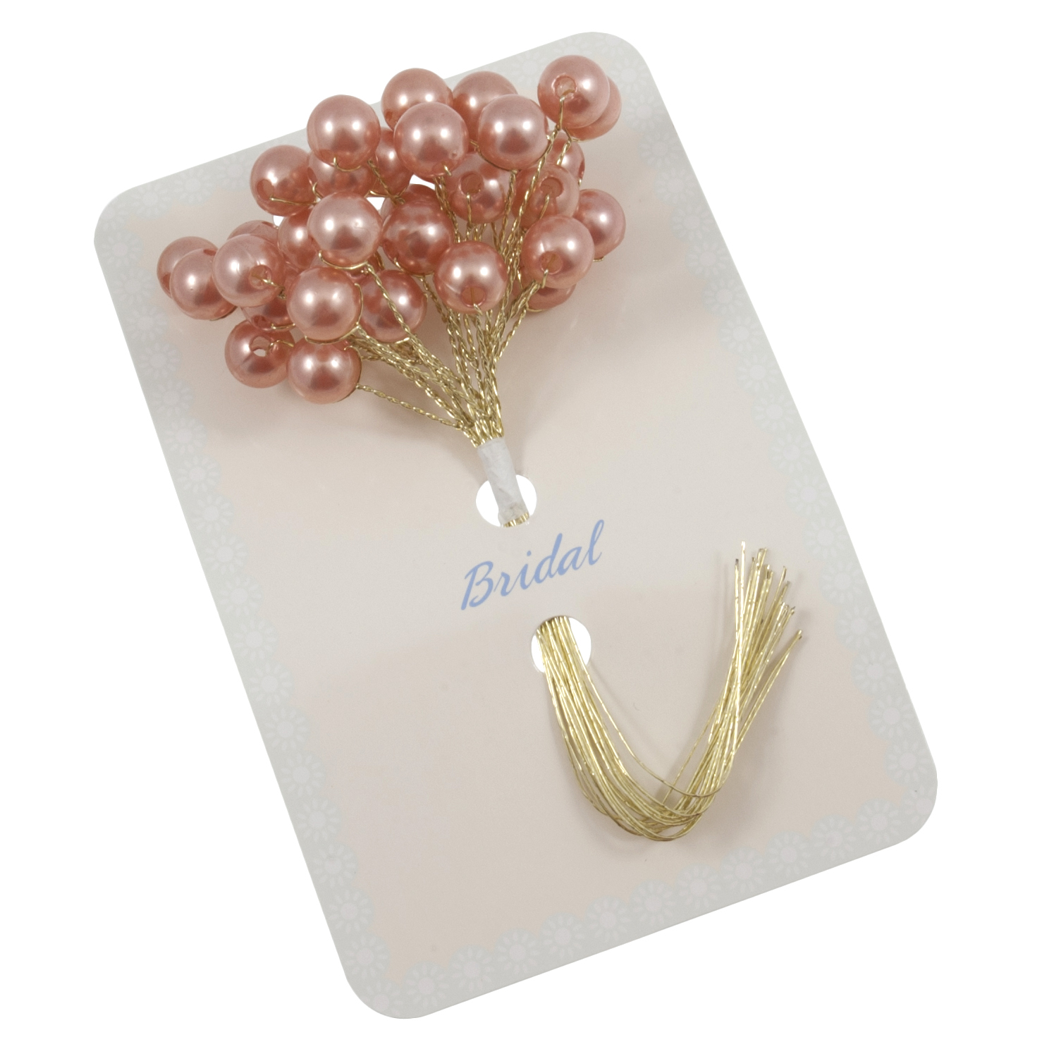 Picture of Pick: Pearls: 15mm: 4 x Cards: Rose Gold\Gold