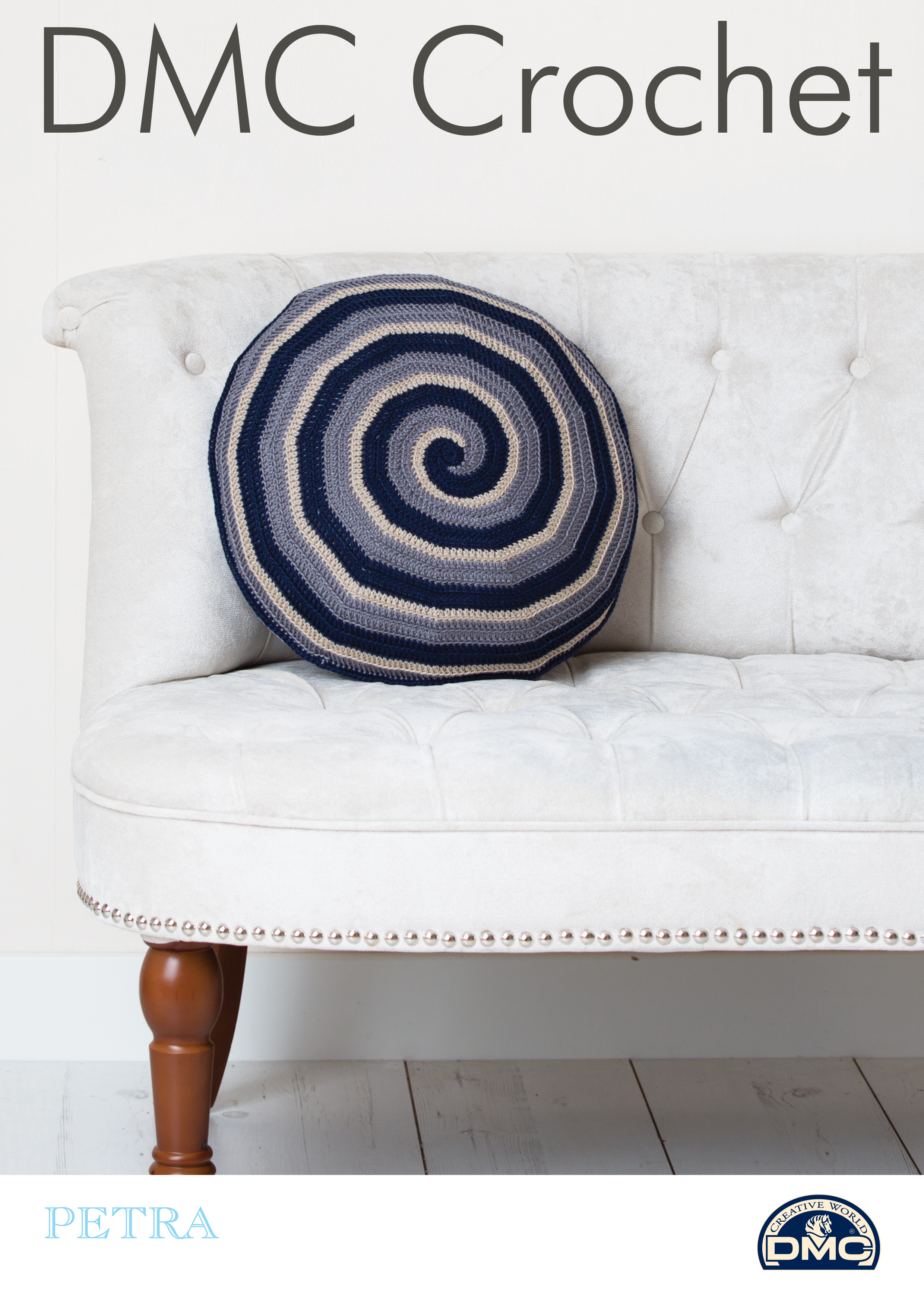 Picture of DMC Crochet Pattern: Round Spiral Cushion