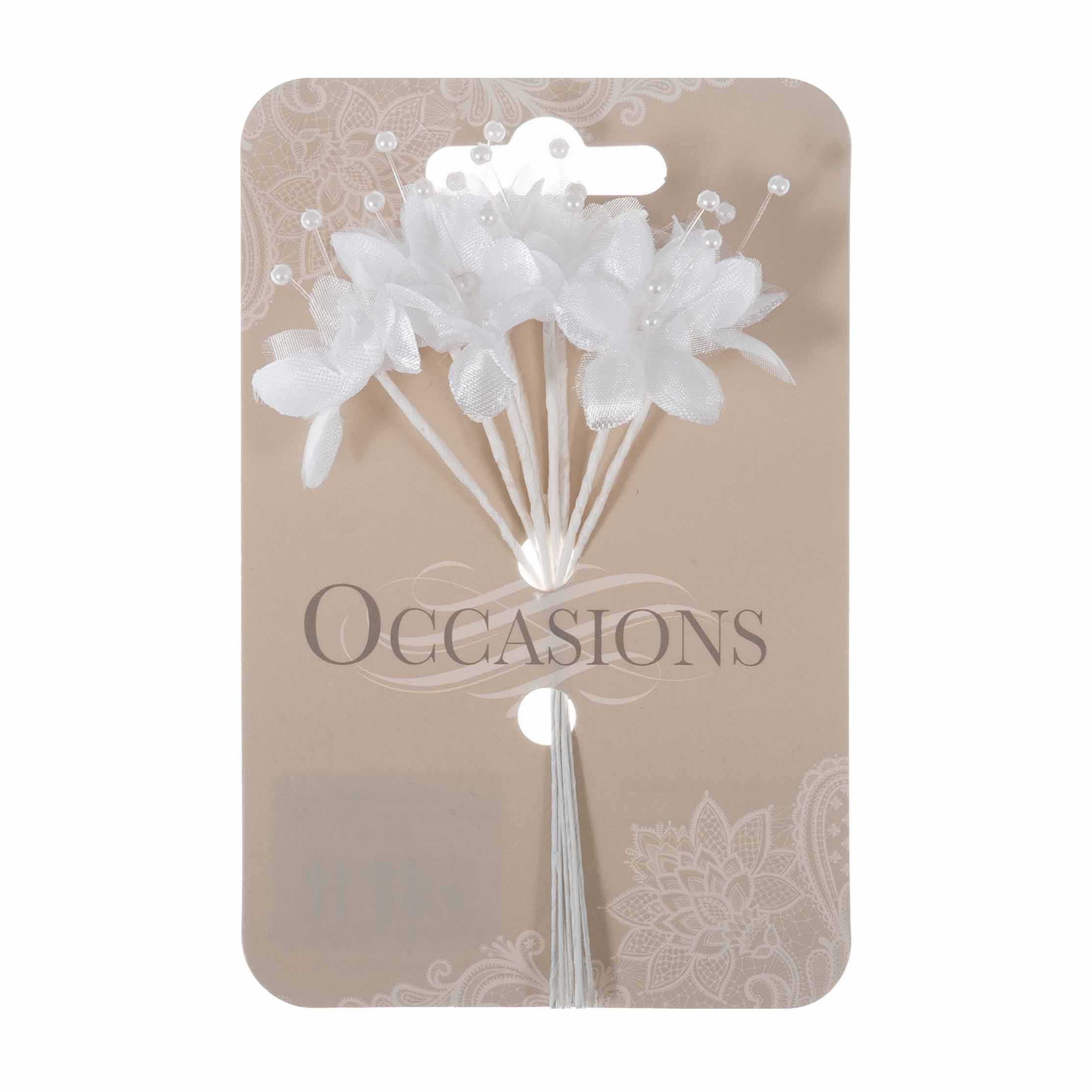 Picture of Baby's Breath: Pearled: Pack of 8: White