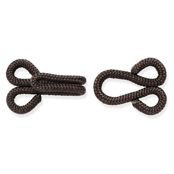 Hooks & Eyes Fur or Coat Brown No.3 3 Pieces Milward Groves and