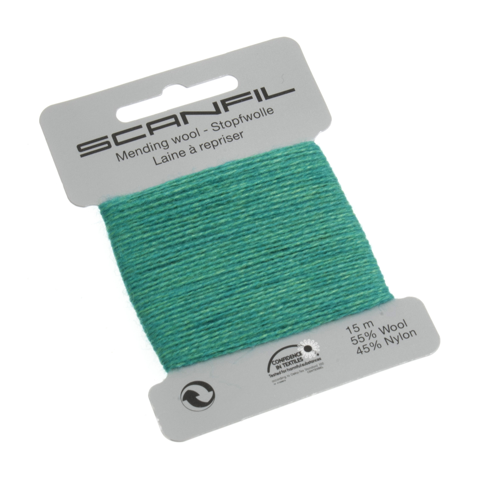 Picture of Mending Wool 15m: Emerald