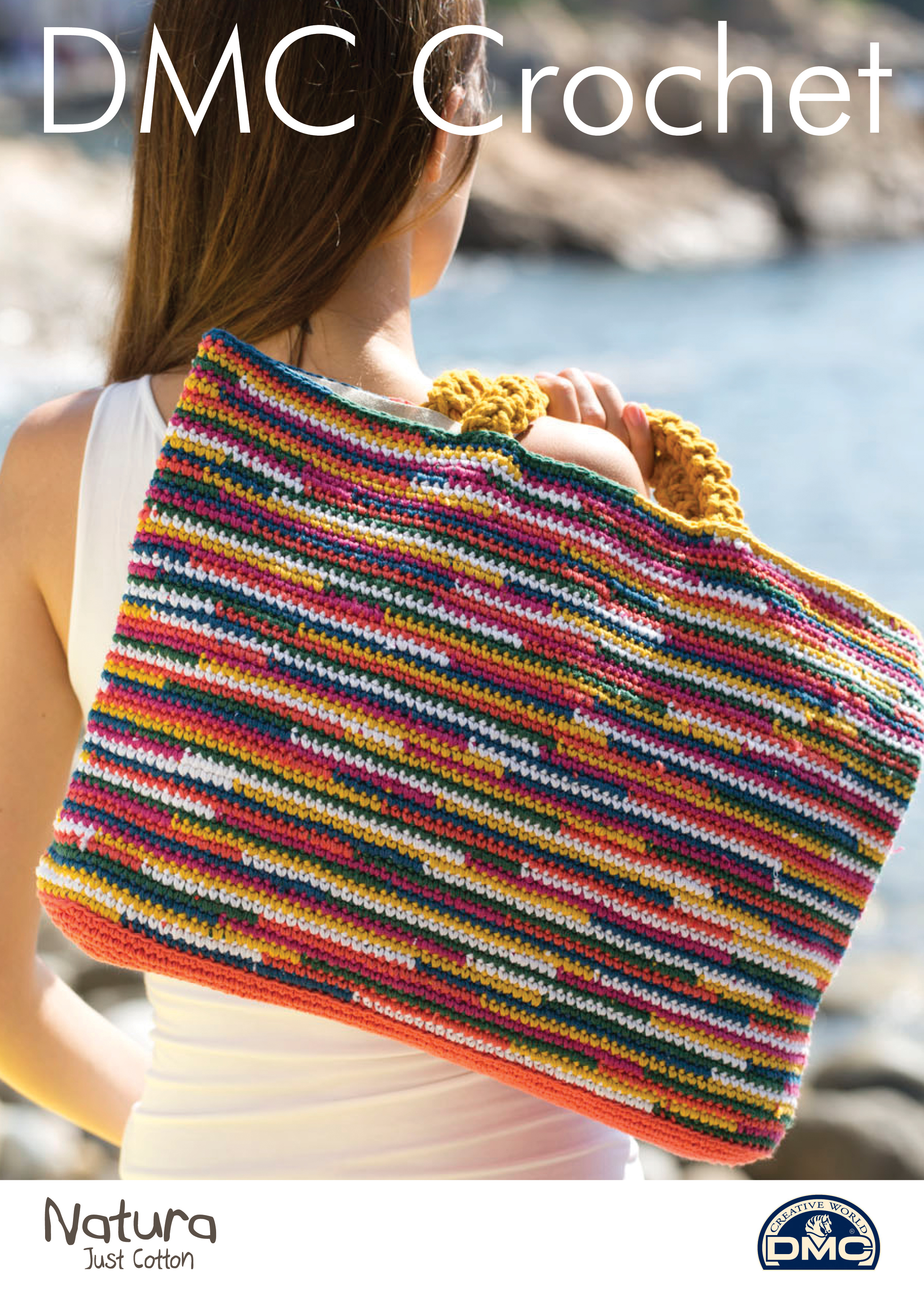 Picture of DMC Crochet Pattern: Striped bag