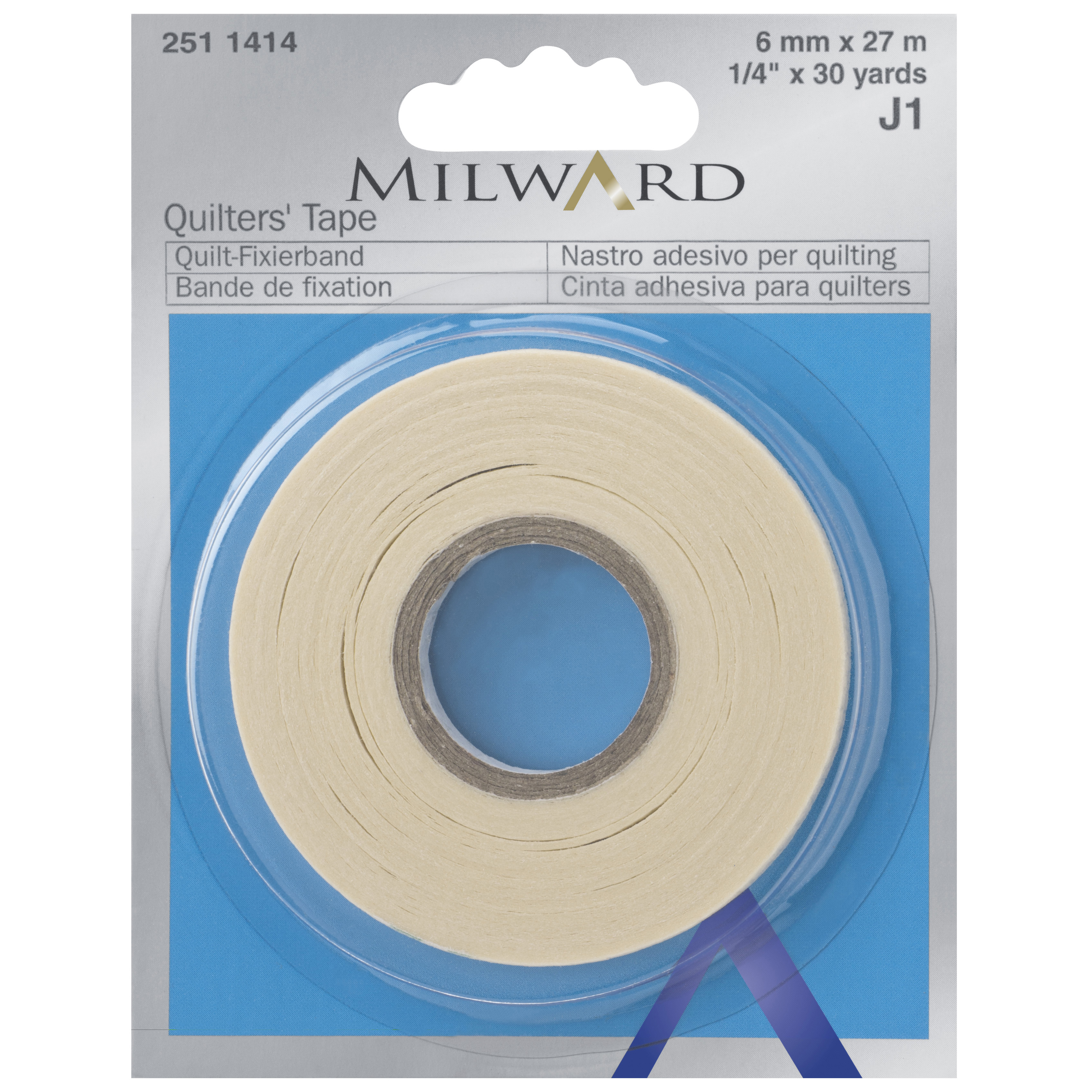 Quilters' Tape 6mm x 27m 1 Piece Milward Groves and Banks