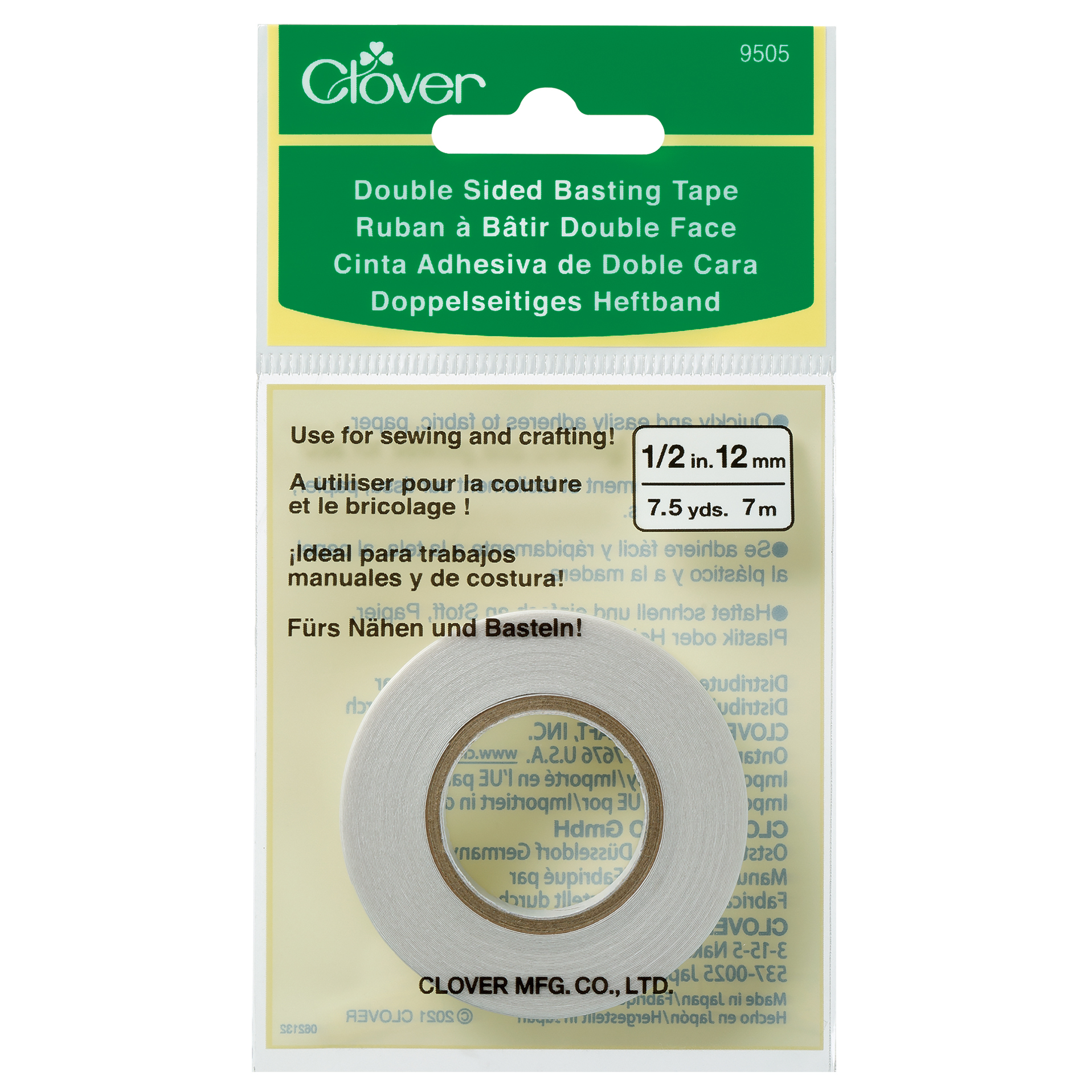Adhesive Double Sided Basting Tape (3) Clover Groves and Banks