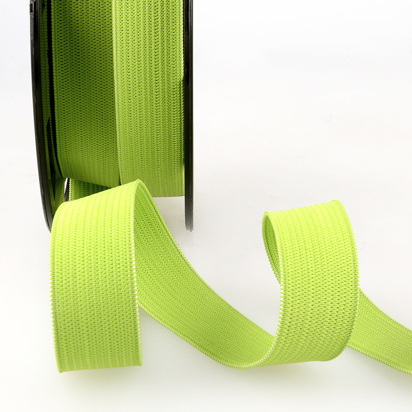Ribbon Elastic 25m x 20mm Anise Green Stephanoise Groves and Banks