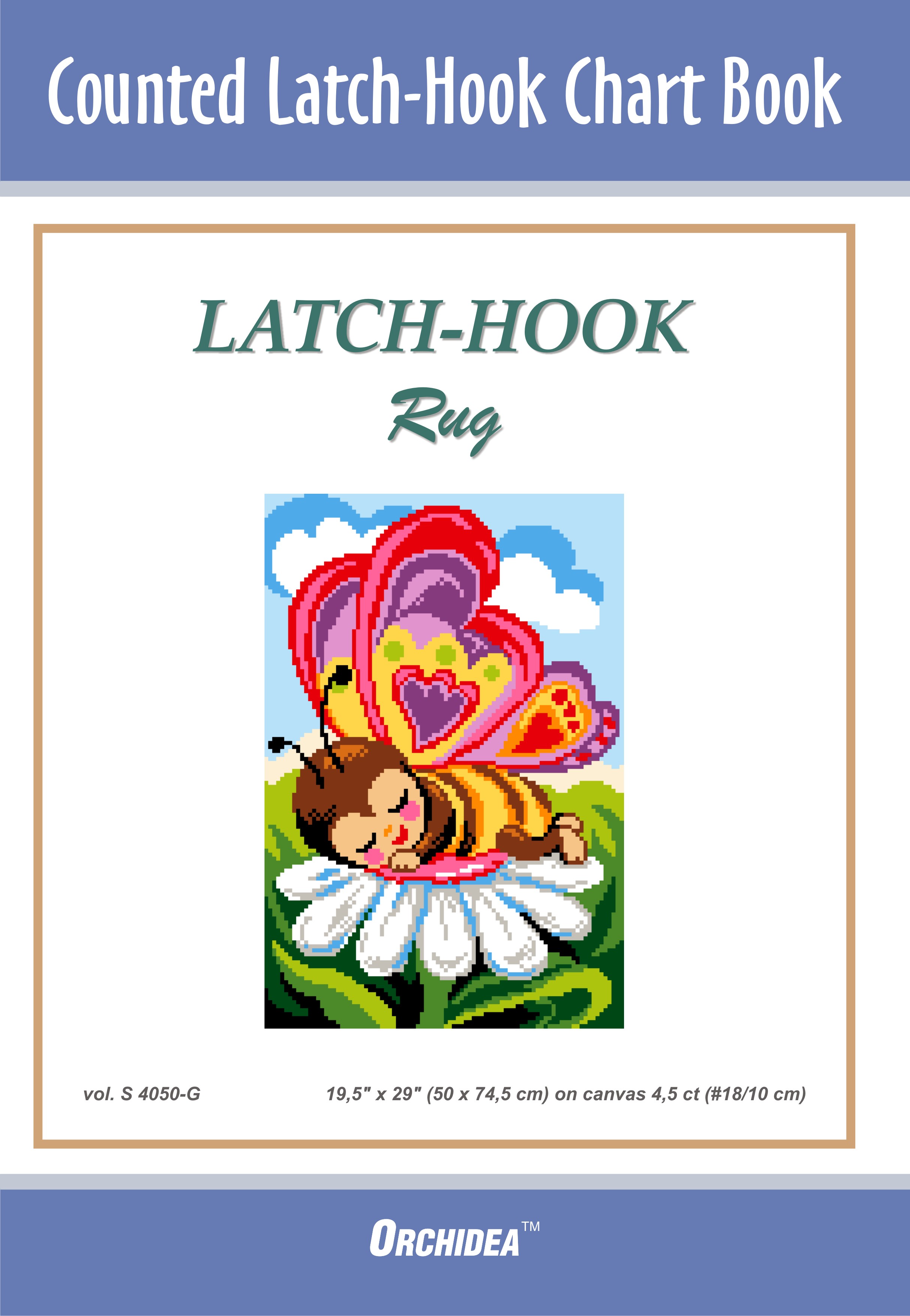 Latch Hook Chart Sleepy Butterfly Orchidea Groves and Banks